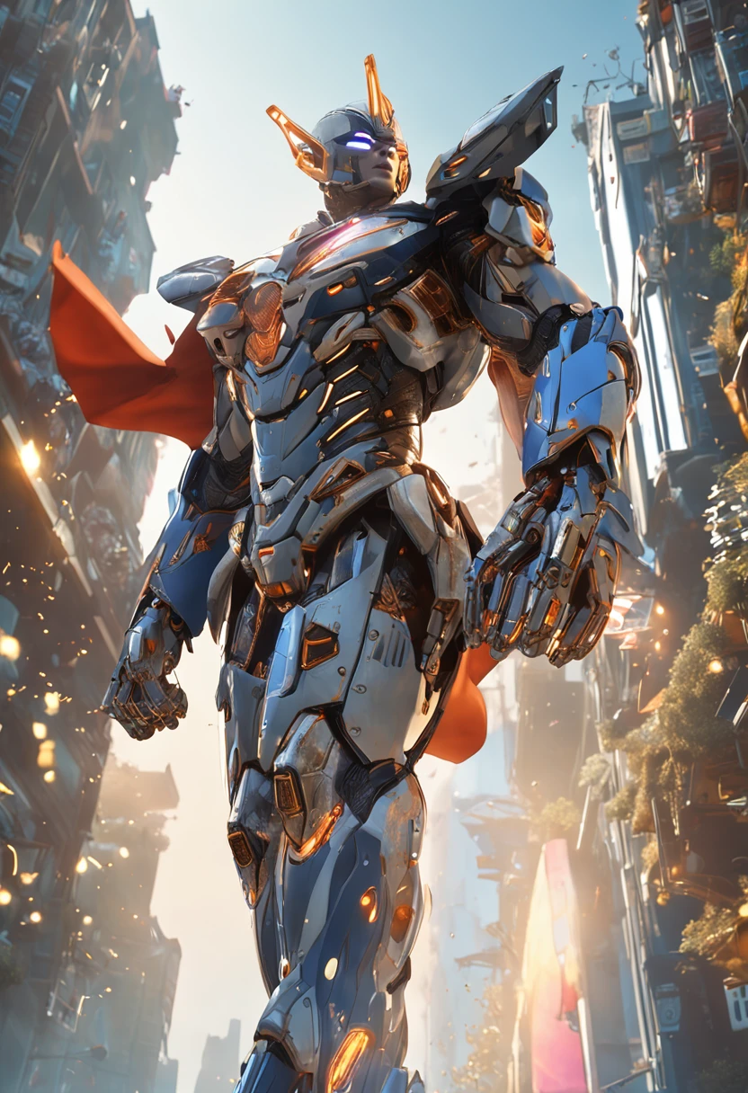 Ridiculous, High Resolution, Super Detail, (1girl:1.3), BREAK, Sun Knight, Sun Magic, (Full Body Image: 1.6) Light Manipulation, Radiance, Sunlight Attack, Hao warm optics, BREAK shiny armor, Image manipulation, Reality alter, Fantasy scene, Digital art, Creative editing, (Full toe visible) Compelling narration, Dramatic Visual Effects BREAK, Vivid Art, Motion Sculpture, Mechanical Creation, Interactive Installation, Dynamic Motion, Unique Techniques, Glamorous Visuals, Fly in the Air, Superman flying posture, flying towards the audience, (head close-up: 1.3) (straight body, hovering in the air, head close-up, close to the audience, legs extended, reaching out: 1.3) (body hovering in space : 1.3), (five fingers open, reaching towards the audience, strong cosmic light through five fingers: 1.3) (five fingers and head close to the screen: 1.3), (legs, feet straightened back, stretched far, Blocked behind by big head and upper body: 1.4) (body straight, head close to the audience, legs extended and outstretched to the distance: 1.3), (high-tech bionic mecha wings on the back: 1.3), visible toes, left-right symmetrical body, from below, ankles, visible toes (black hair: 1.3) ( small near and far, exaggerated perspective: 1.6) Strong backlight, highlighting the complete body contour, lots of symbols of ethereum coin flying around the boy