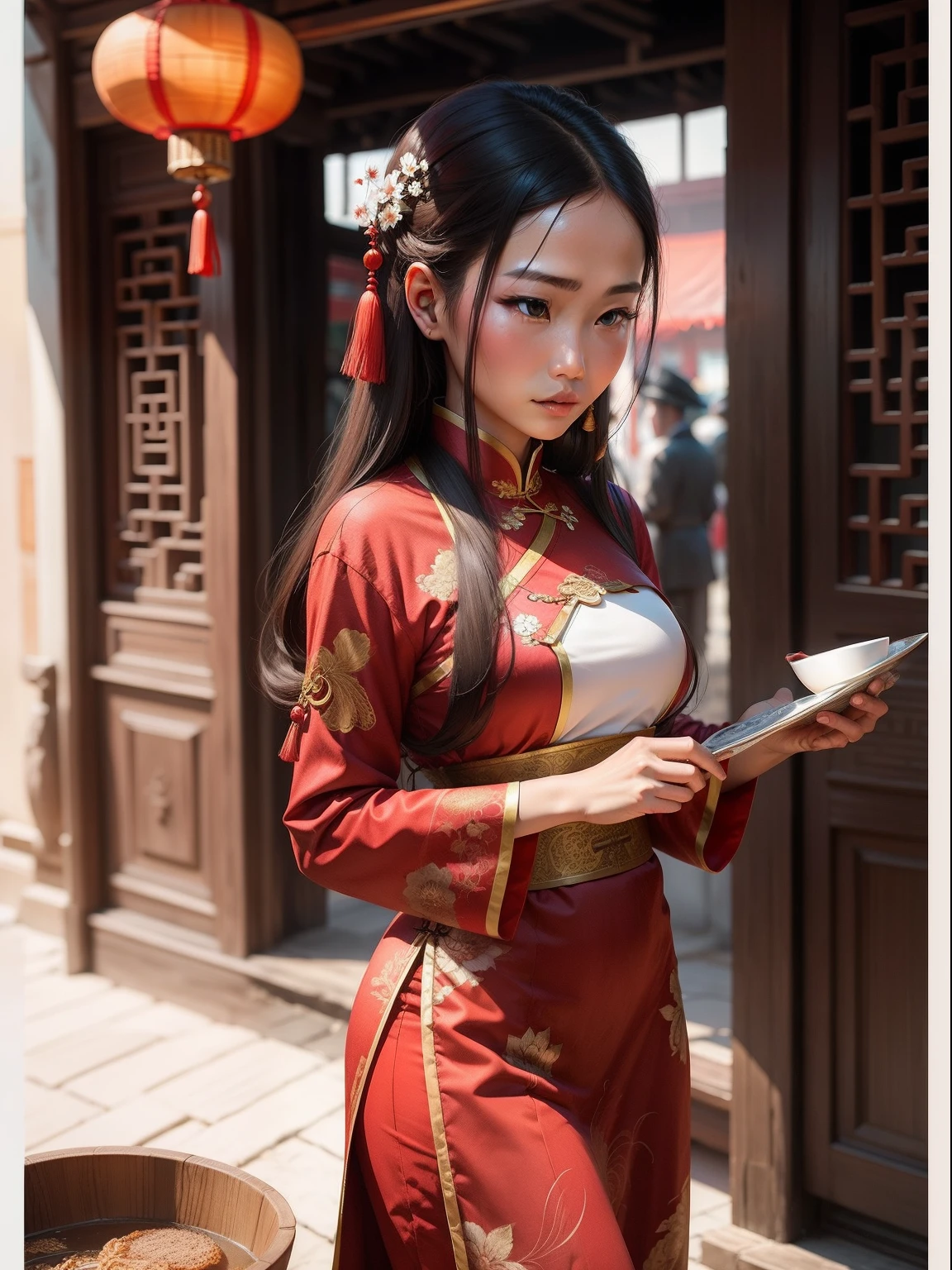 woman, China, ancient, traditional