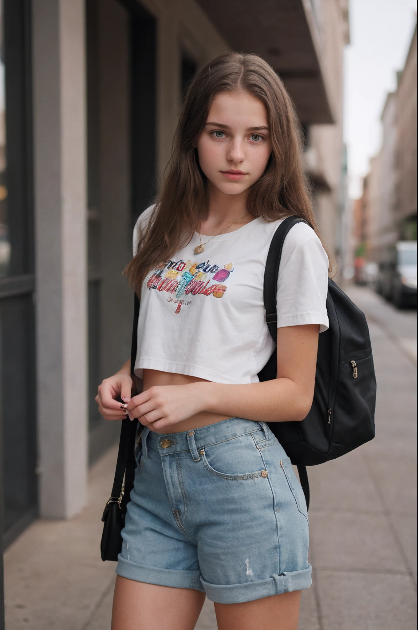 young woman, , iphone camera, short clothes,