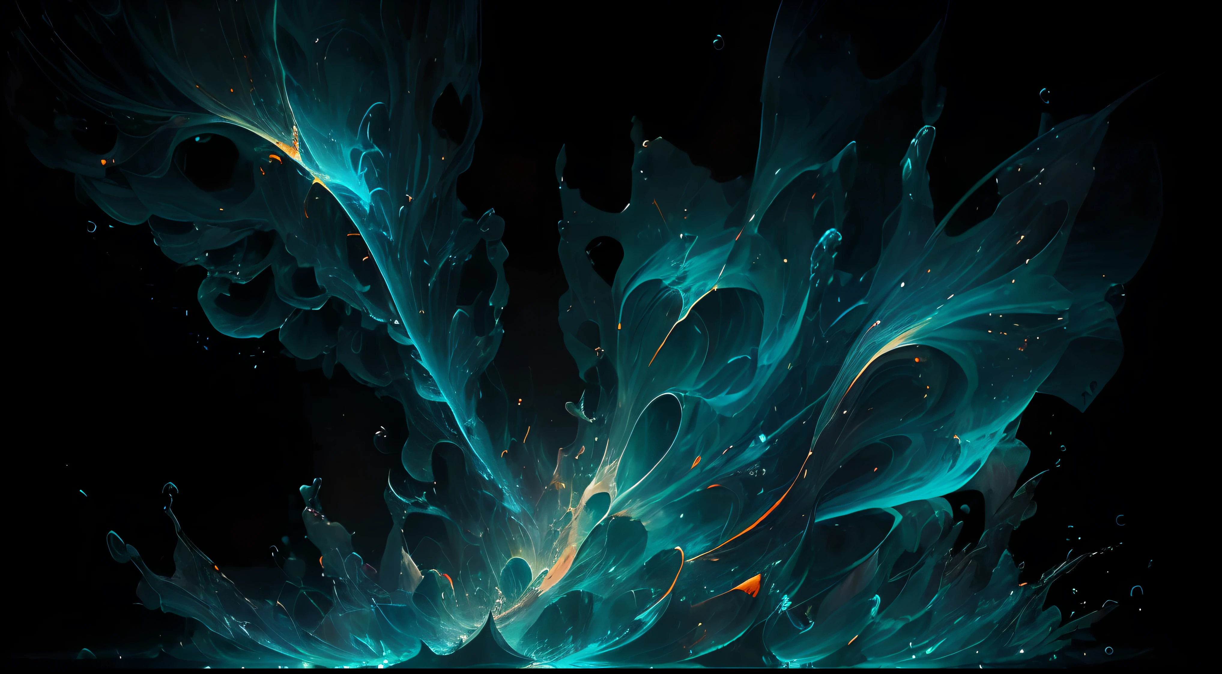 Crea una fascinante obra de arte abstracta con un enfoque en la fluidez y el movimiento. Utilice una paleta de colores rica y diversa, Blend tones seamlessly to evoke a sense of continuous movement. Explore the interplay between softness, Suave, Sharp shapes, Dynamic edges. Deja que los colores sangren y se mezclen, giving the impression of swirling currents or energetic vibrations. Incorporar elementos de la naturaleza, like gentle curves that resemble ocean waves, Vibrant bursts reminiscent of blooming flowers, or power lines that resemble gusts of wind. He fuses these natural motifs with abstract forms to create a harmonious and captivating composition.... Embrace the idea of serendipity and spontaneity while allowing colors and shapes to take shape organically. Anima a la obra de arte a desarrollarse como un viaje, invitar al espectador a explorar e interpretar las profundidades del paisaje abstracto. This work of art should inspire a sense of wonder and fascination.., Atraer a los espectadores a su fascinante mundo de colores y formas. The blend of abstraction and nature will transport observers to a realm of imagination and excitement...., leaving a lasting impression of beauty and creativity.