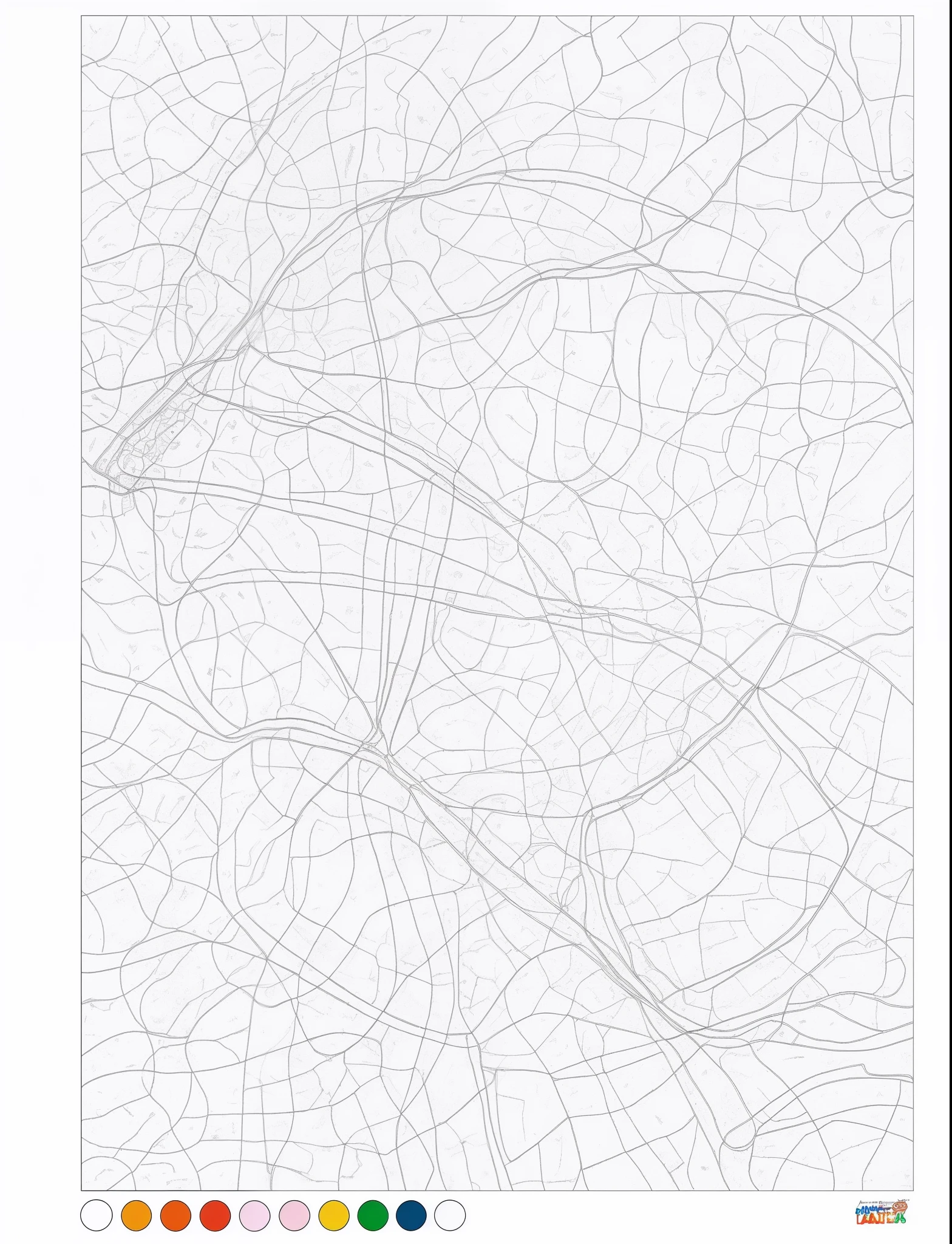 a coloring page with a picture of a cat and a bird, arte de linha generativa, Arte de Linha - N 9, Arte de linha intensa, arte generativa altamente detalhada, crisp 8 k line art, Arte delineada, arte de linha fina, desenhos para colorir, desenho complexo, desenhos para colorir, variable lineart, Arte de linha preta intensa, um desenho abstrato, contornos de tinta, 2 d arte generativa