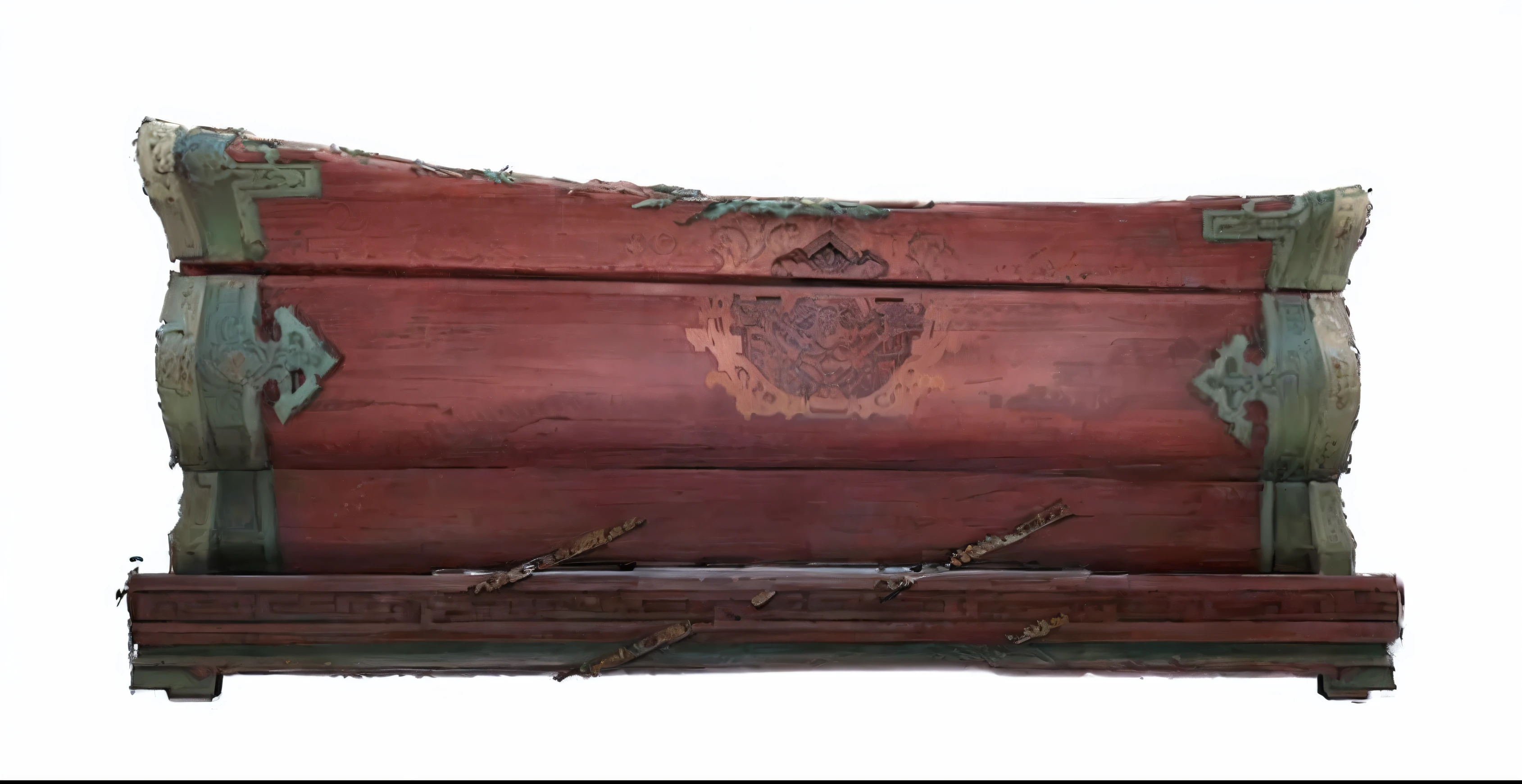 A wooden coffin，Exquisite，Delicate pattern，Chinese-style，Xu Beihong Art， highly rendered, 4K concept art, 4 k concept art, Unreal Engine renders concept art, 8 K high detail concept art, Detailed 4K concept art, 4 K resolution concept art, concept art 8 k, 8k hd concept art, 8k concept art, 8 k concept art