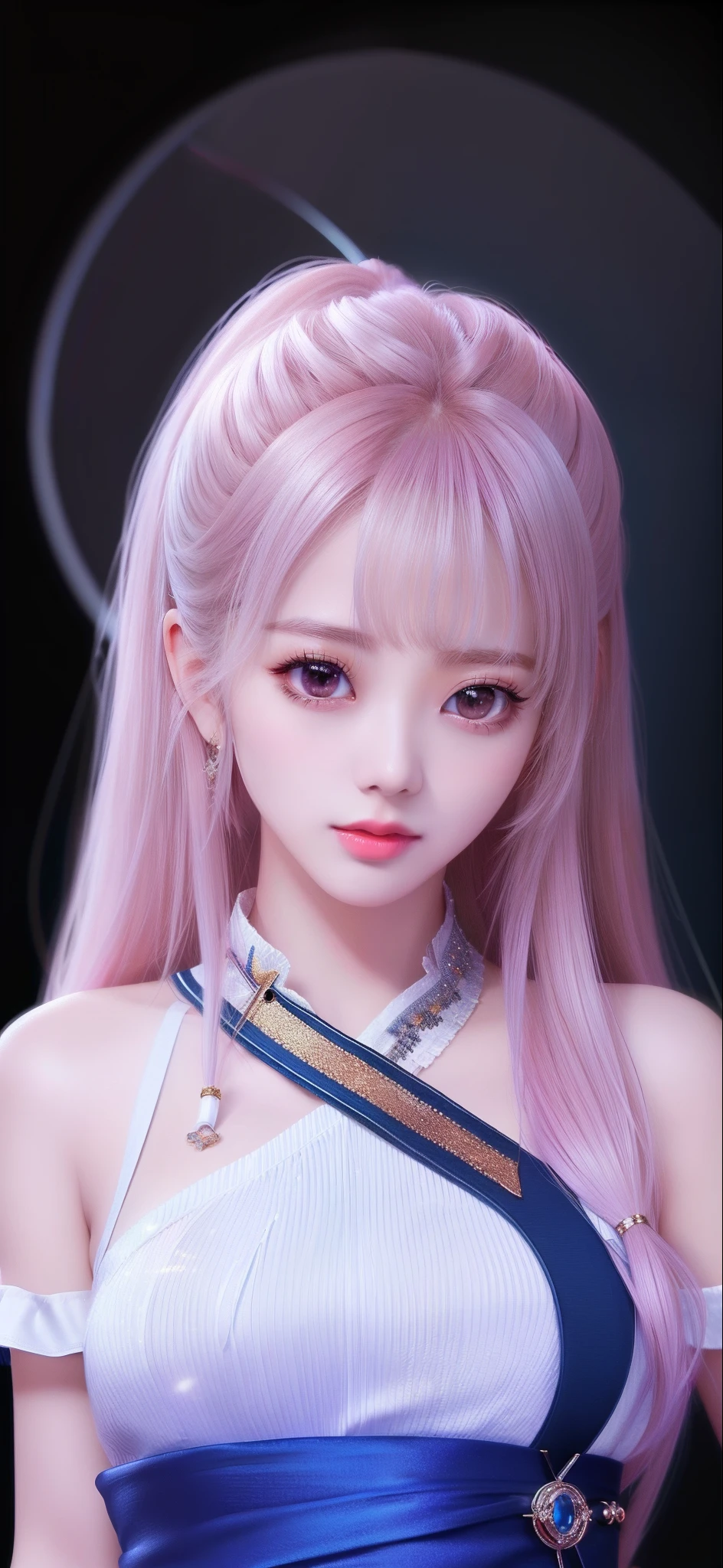 (extremely detailed CG unity 8k wallpaper), the most beautiful artwork in the world, 1girl, upper body,kpop idol, jisoo,