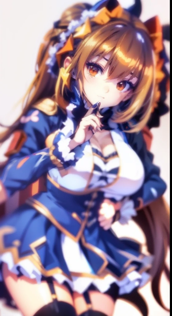 (hight resolution:1.6),Tōkai Teiō(Uma Musume),Game Uniform,dark brown hair,length hair,(poneyTail:1.7),Tie your hair with a pink ribbon,(1 White bangs:1.5),Dark brown horse ears,Dark brown horse tail,small earrings with a blue ribbon on a golden plate,,,(Right ear only),(Pink Ascot:1.2),Blue collar,Yellow line,White clothes(long-sleeve),Clothes are partially dark blue,Gold Button,Gold decoration,Blue glove on left hand(Piece side),White glove on right hand(Piece side),Lieutenant Epoe on the right shoulder only,Little red cloak,(White and blue skirt:1.5),(Blue only under the skirt:1.6),The shadows are drawn in anime style,A smile,Do not put your shoulders out,(Colossal tits:1.5),(Big thighs:1.5),(sleeps in a bed:1.8),(sleep:1.8),closing eye,laying on back,(Spread legs:1.8),(red blush:1.4),(ssex:1.8),pene
