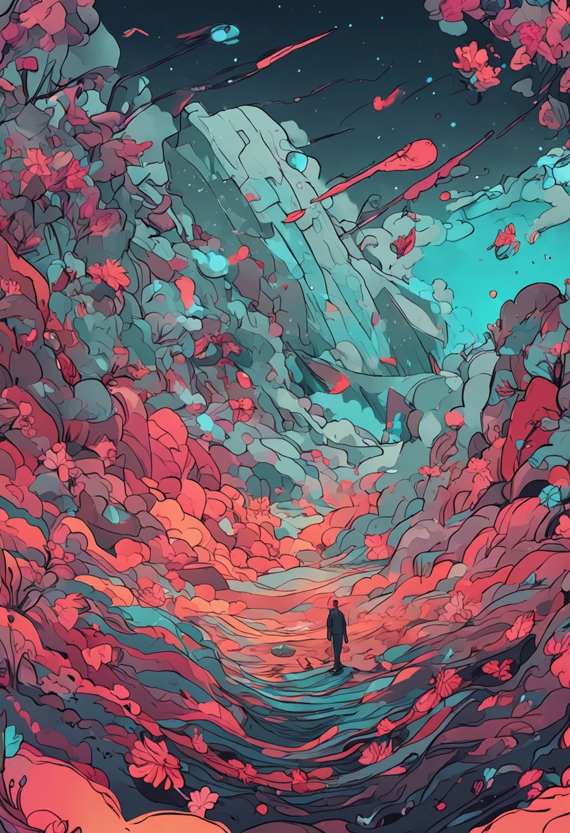 journal, pensamentos, filosofia, ideias, turbulence, dark, colorido, 4k, anime, lindo