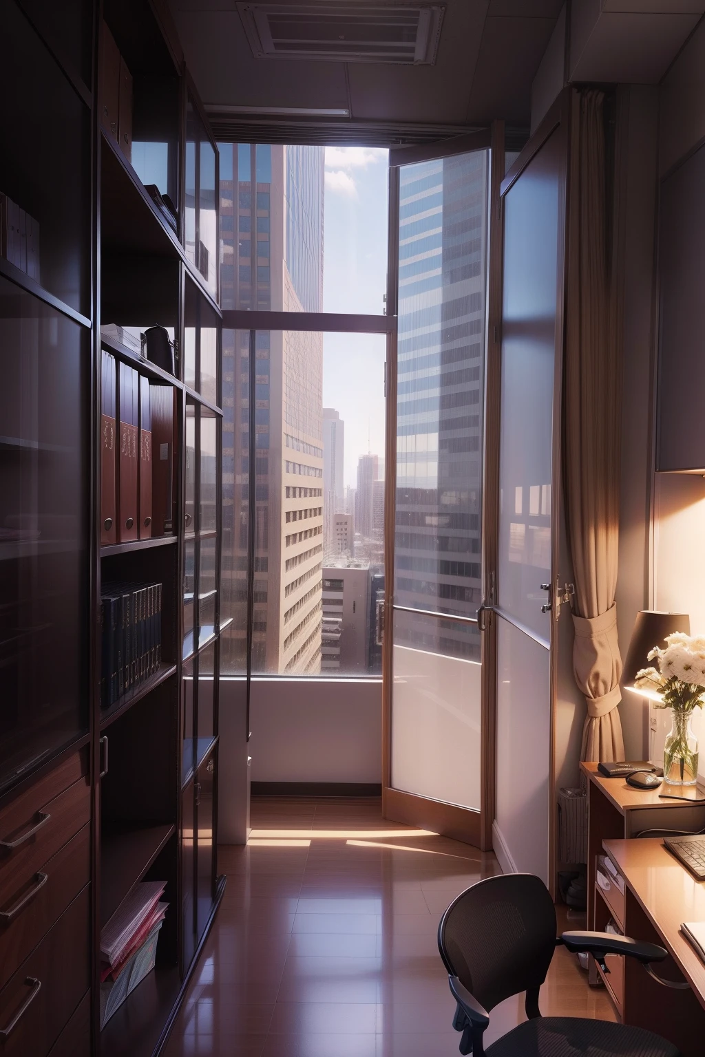 office room、janelas