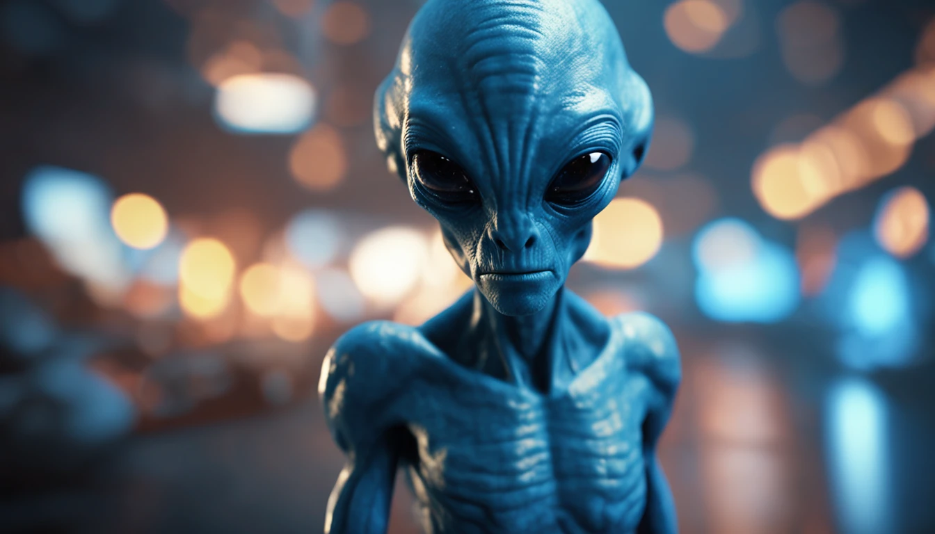 An alien man