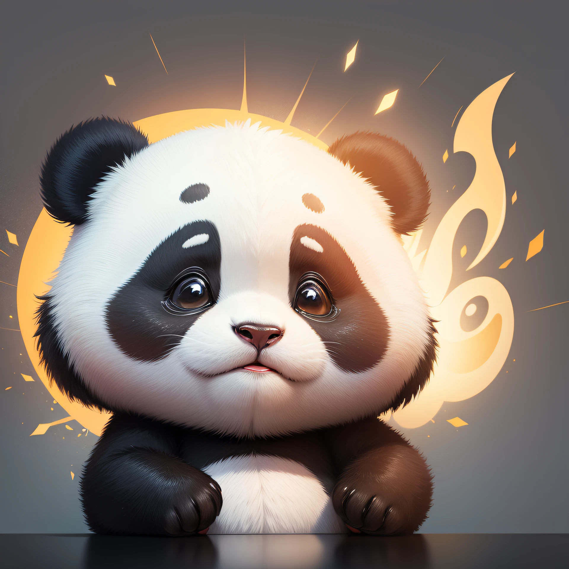 3 cartoon panda,National style,white backgrounid