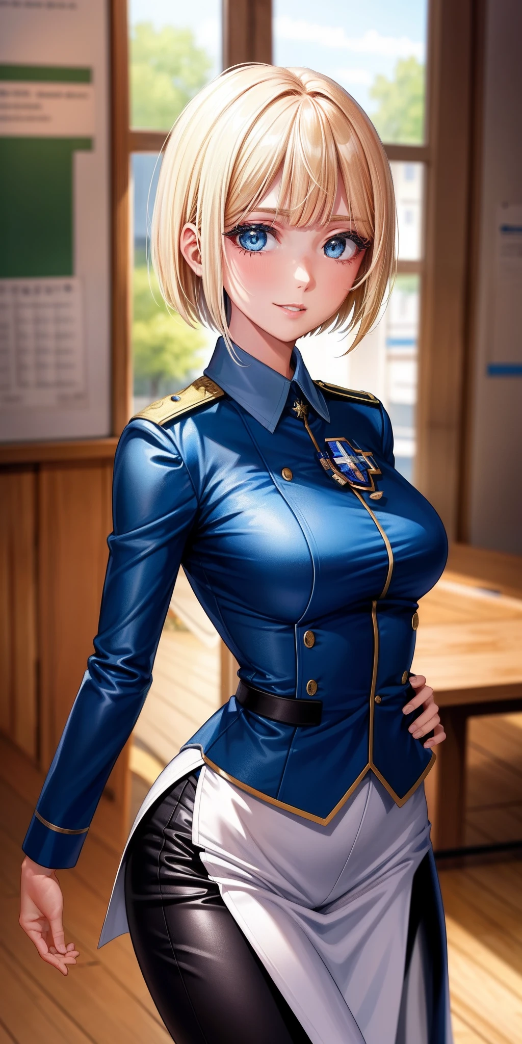 One Girl, Sayla Mass, elegant, Tabletop, Complex, パンツが見えそうなほど短い超ミニskirtの軍用Pink Uniformドレス...............、Pure white panties、Please squat down and show me your white pants...............、超ミニskirt ミニskirtでパンツが見えちゃう、White panties、Realistic, highest quality, Absurd, High facial detail, Perfect Eyes, 18-year-old, Cowboy Shot, realization、, Vibrant colors, Pink Uniform, skirt、photograph、Gravure photoshoot style、Real image、Best image quality、One Girl, Sayla Mass, elegant,Spread your legs,White pantiesーを見せる, Tabletop, Complex,超ミニskirt、White panties、 Realistic, highest quality, Absurd, High facial detail, Perfect Eyes, 18-year-old, Cowboy Shot, , Vibrant colors, White Uniform, skirt