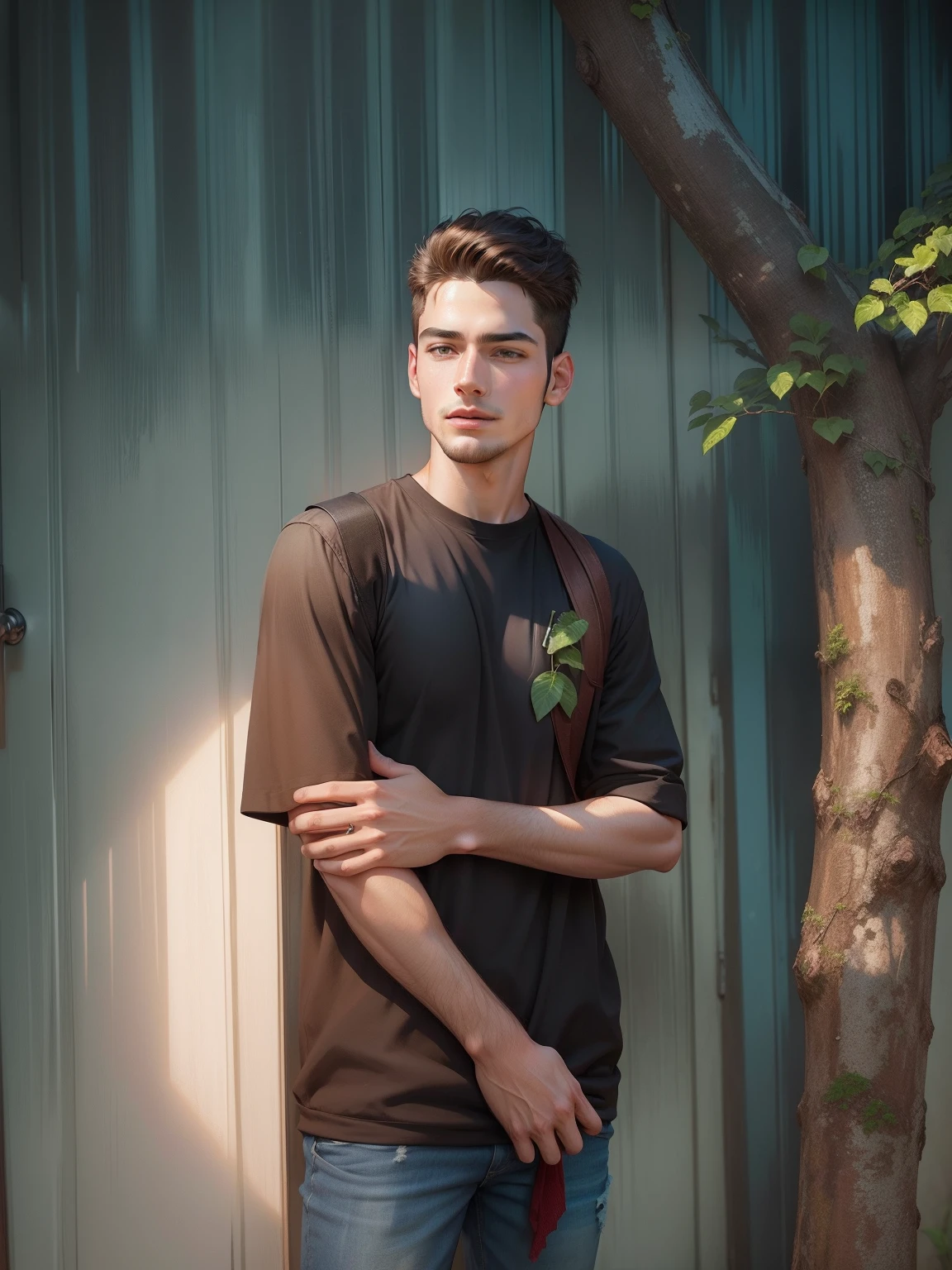 Background change ' realistic face and handsome boy