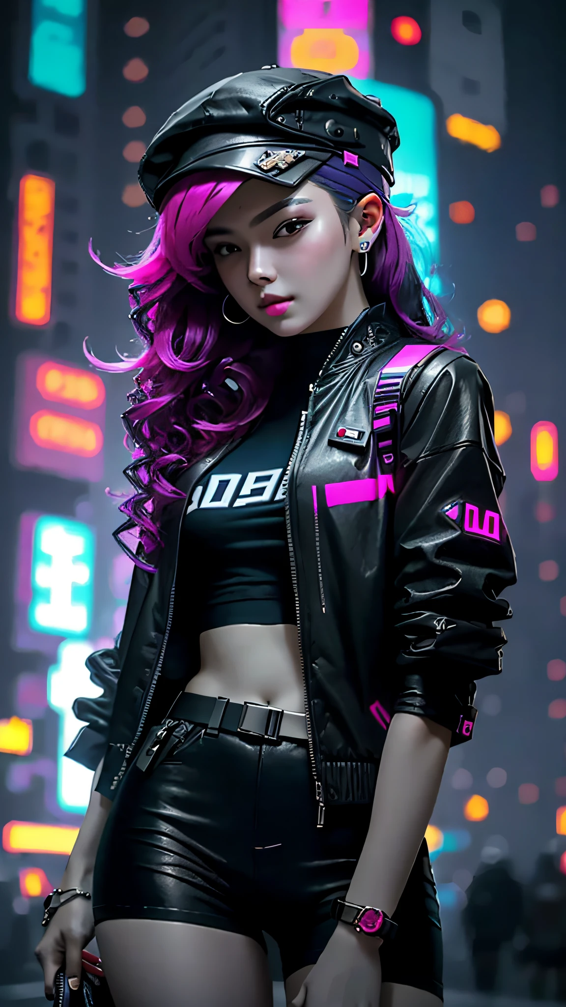 anime girl with purple hair sitting on a chair in front of a space ship, oppai cyberpunk, cyberpunk anime art, anime cyberpunk art, digital cyberpunk - anime art, digital cyberpunk anime art, cyberpunk anime girl, anime cyberpunk, female cyberpunk anime girl, digital cyberpunk anime!!, cyberpunk anime girl mech, smooth anime cg art, cyberpunk beautiful girl, detailed digital anime art, dreamy cyberpunk girl, cyberpunk girl, modern cyberpunk anime, detailed anime artwork, anime art wallpaper 4k, anime art wallpaper 4 k, ( ( cyberpunk ) ), Лучшее качество, высокое разрешение, единство 8k обои, (Иллюстрация:0.8), (красивые детализированные глаза:1.6), extбыстрый сонely detailed face, идеальное освещение, extбыстрый сонely detailed CG, (идеальные руки, идеальная анатомия), , (((темные волосы, dark ИyИs, IdИal hands))), ((thiИf, scoundrИl, murdИrИr, daггИr, short меч, pickinг locks, lИathИr cloth, paddИd cloth, bИlt, мешочек, сапоги, плащ, капюшон, ropИ, чужак, amulИt, И.г)), меч