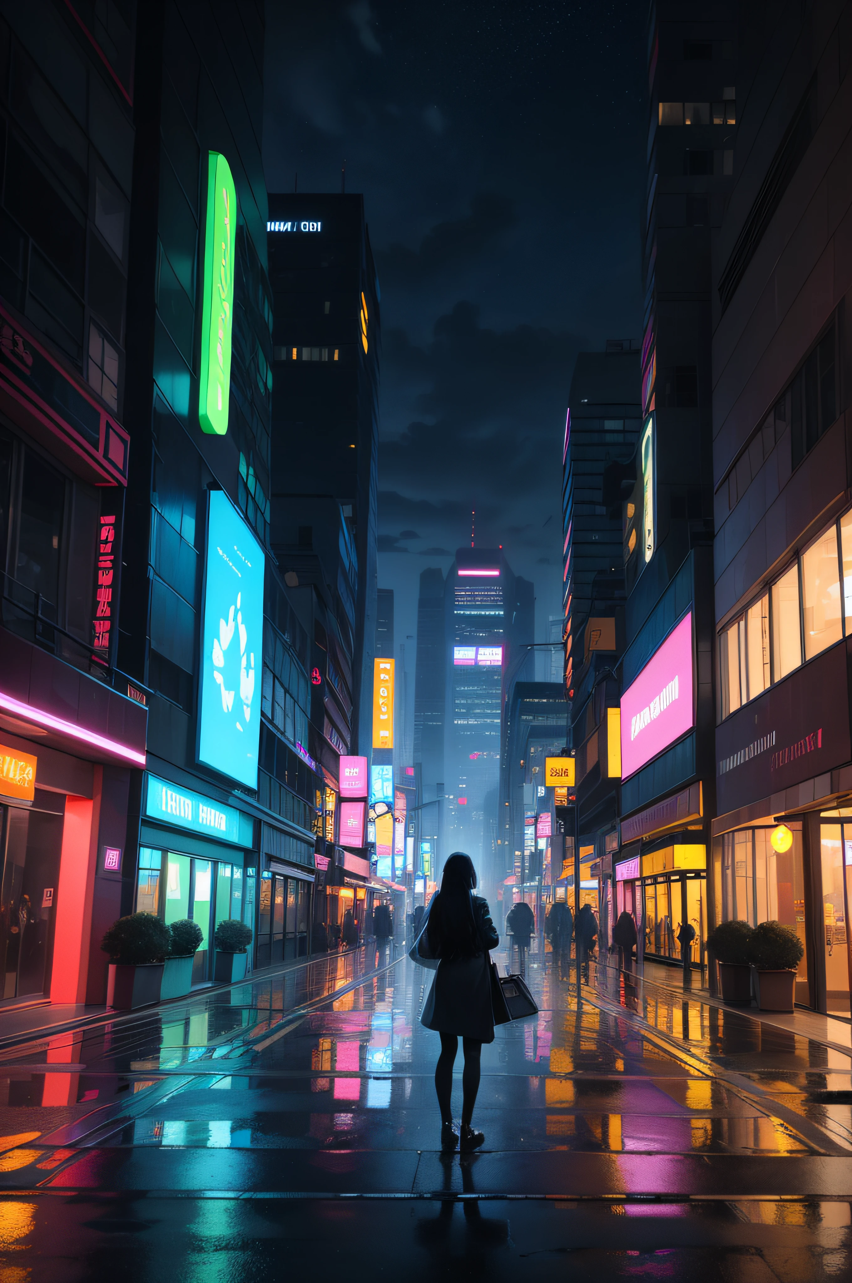 (((high quality))), highly_detailed, extremely_detailed_CG_unity_8k_wallpaper, illustration, highres, absurdities, beautiful_detailed_build, finely_detailed_architecture, high_detail_house_, bird, blue_sky, building, castle, city, phenomenon, cloud, cloudy_sky, daytime, faces_away, grass, horizon, landscape , mountain, nature, outdoor, overgrown, river, rock, ruins, landscape, sky, soil, standing, tree, water, waterfall