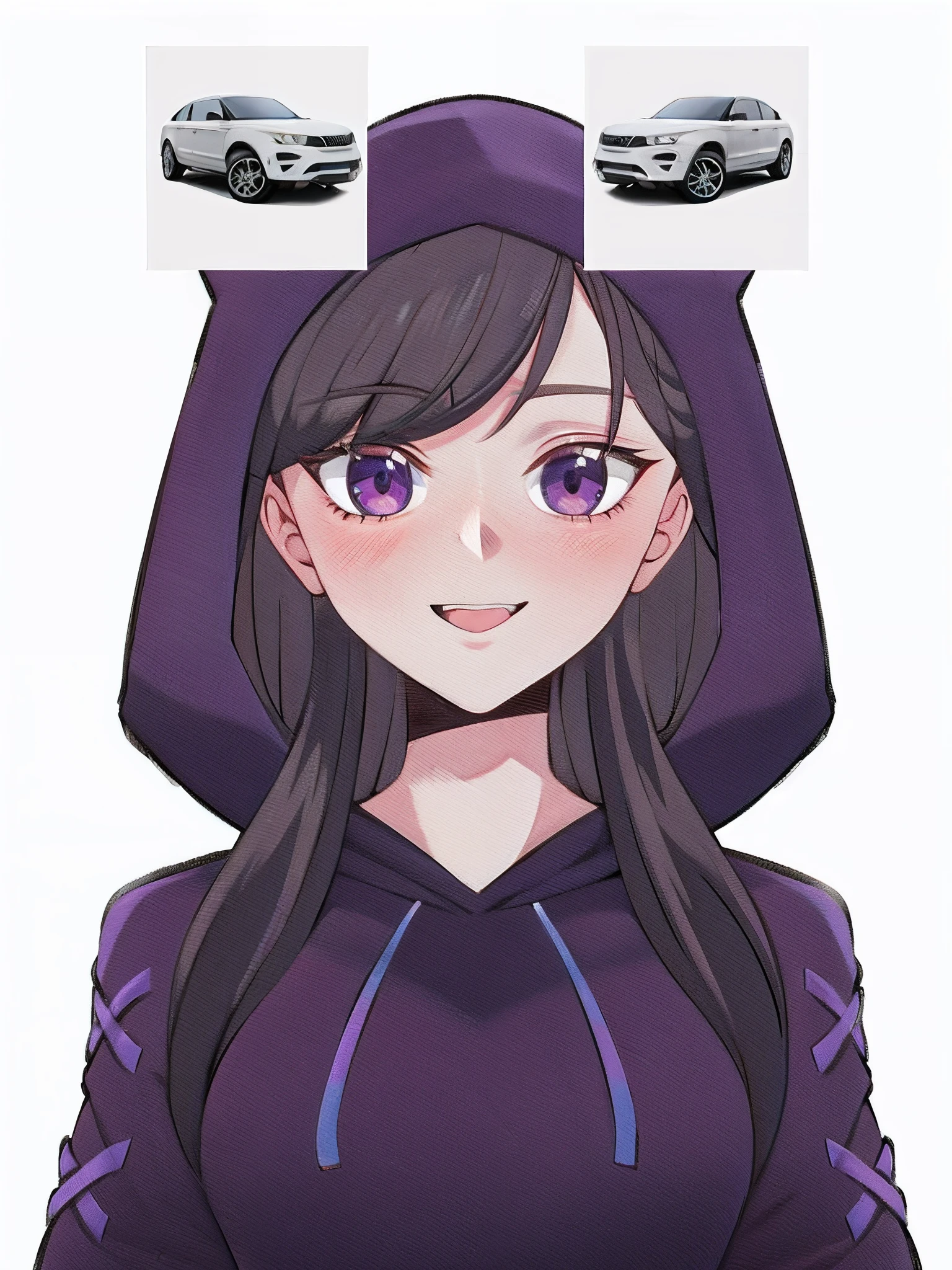 anime girl with hoodie and car on head, anime moe artstyle, realistic anime artstyle, anime artstyle, semirealistic anime style, anime art style, anime style. 8k, high quality anime artstyle, in an anime style, realistic anime art style, made with anime painter studio, ig studios anime style, anime style character, anime stylized