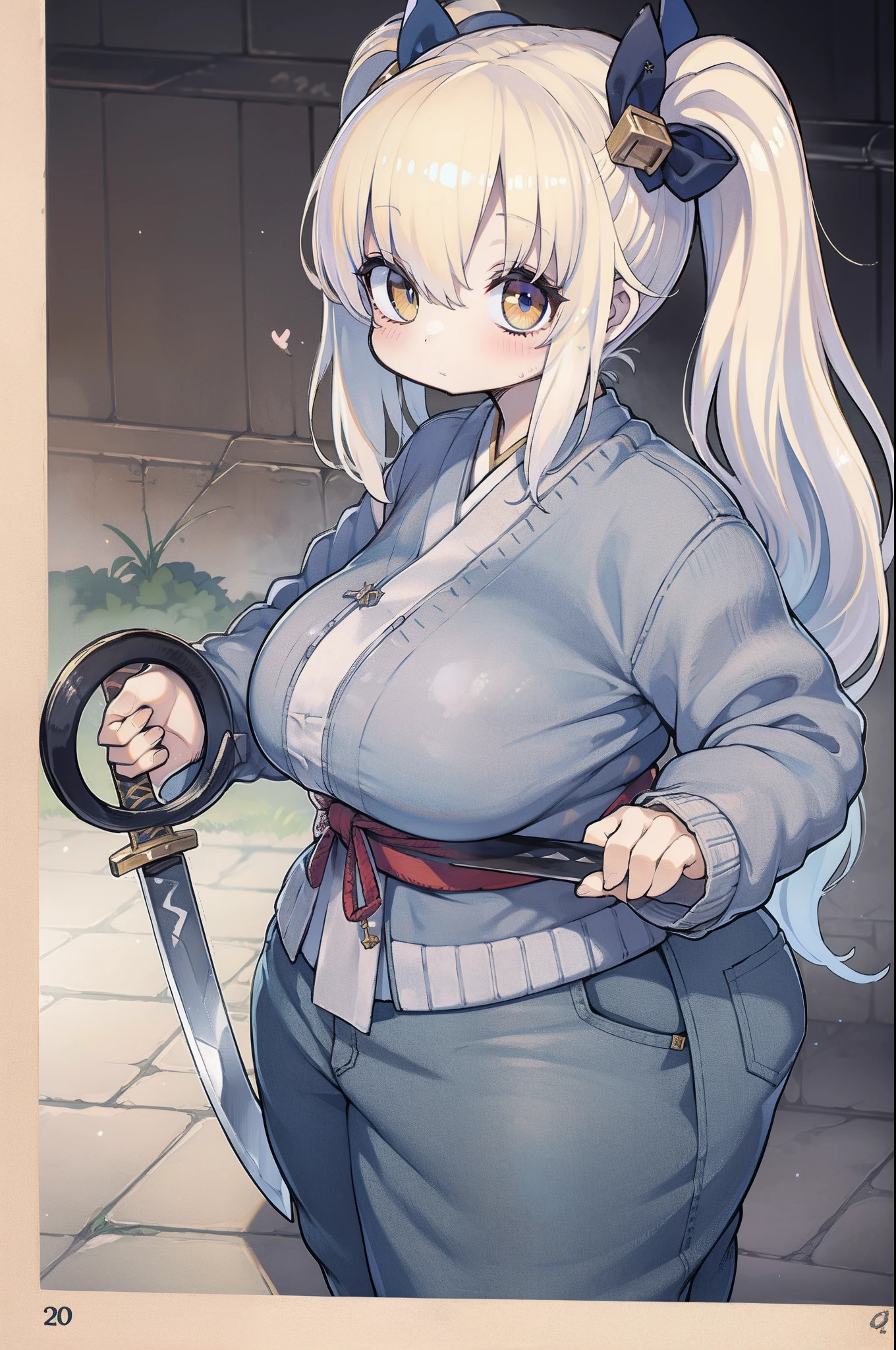 samurais、Wielding a giant sword