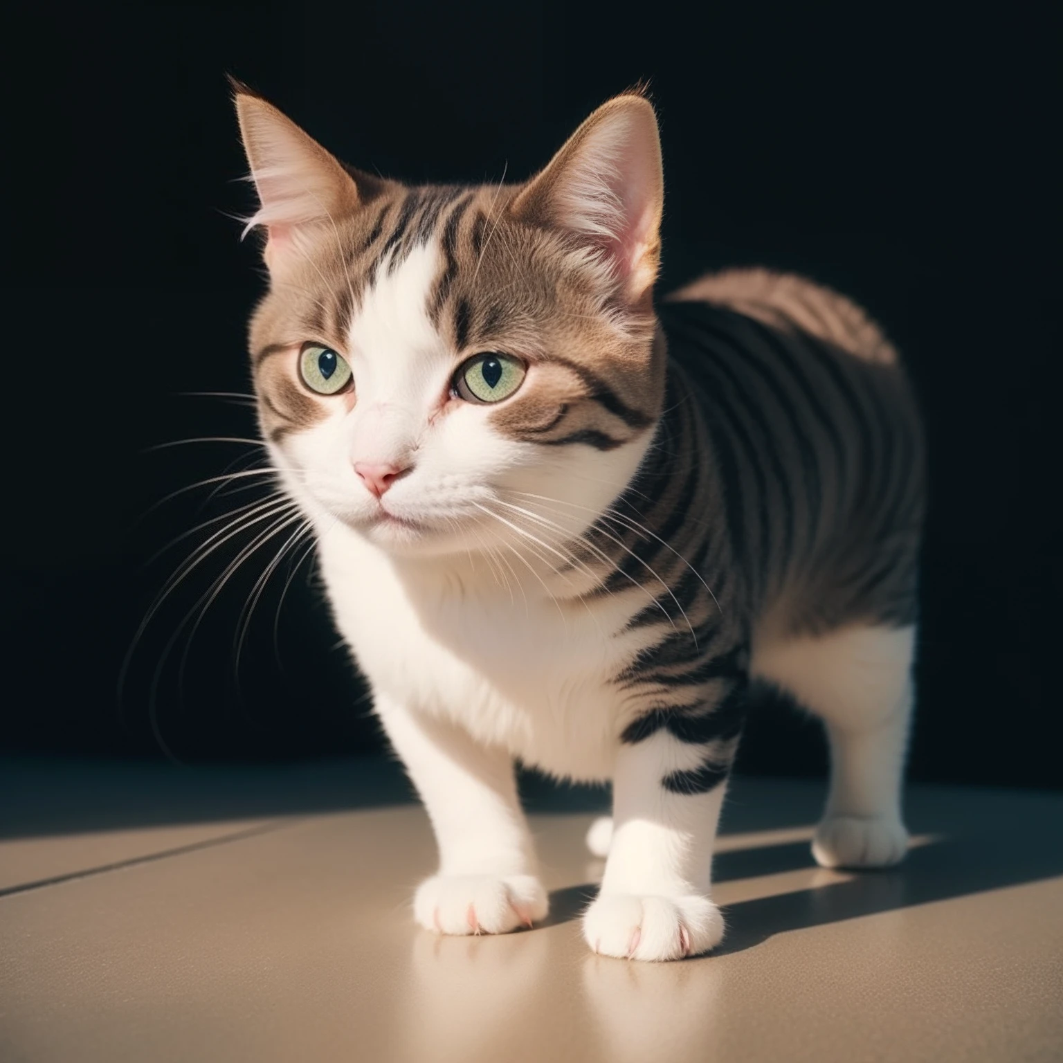 Cute cat、cyborgs、Mechanical devices、HDTV、realisitic、warm light、