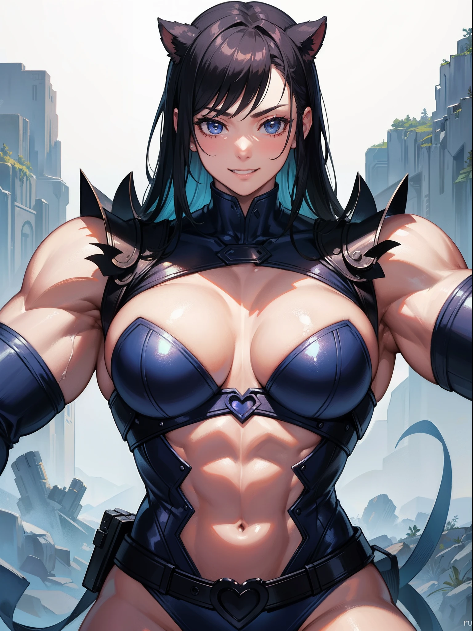 The highest image quality、The best illustrations、beatiful backgrounds、Beautiful portrait、Muscle Beauty、Muscle Carnival、Muscle Docking、Muscle Old Lady、Metal Body Armor、Female Detective、Female Space Detective、grin、