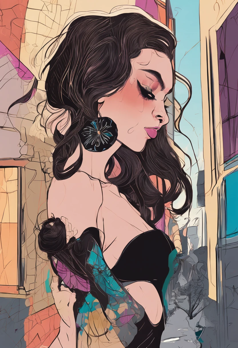 Bring me a black silk leggy beauty