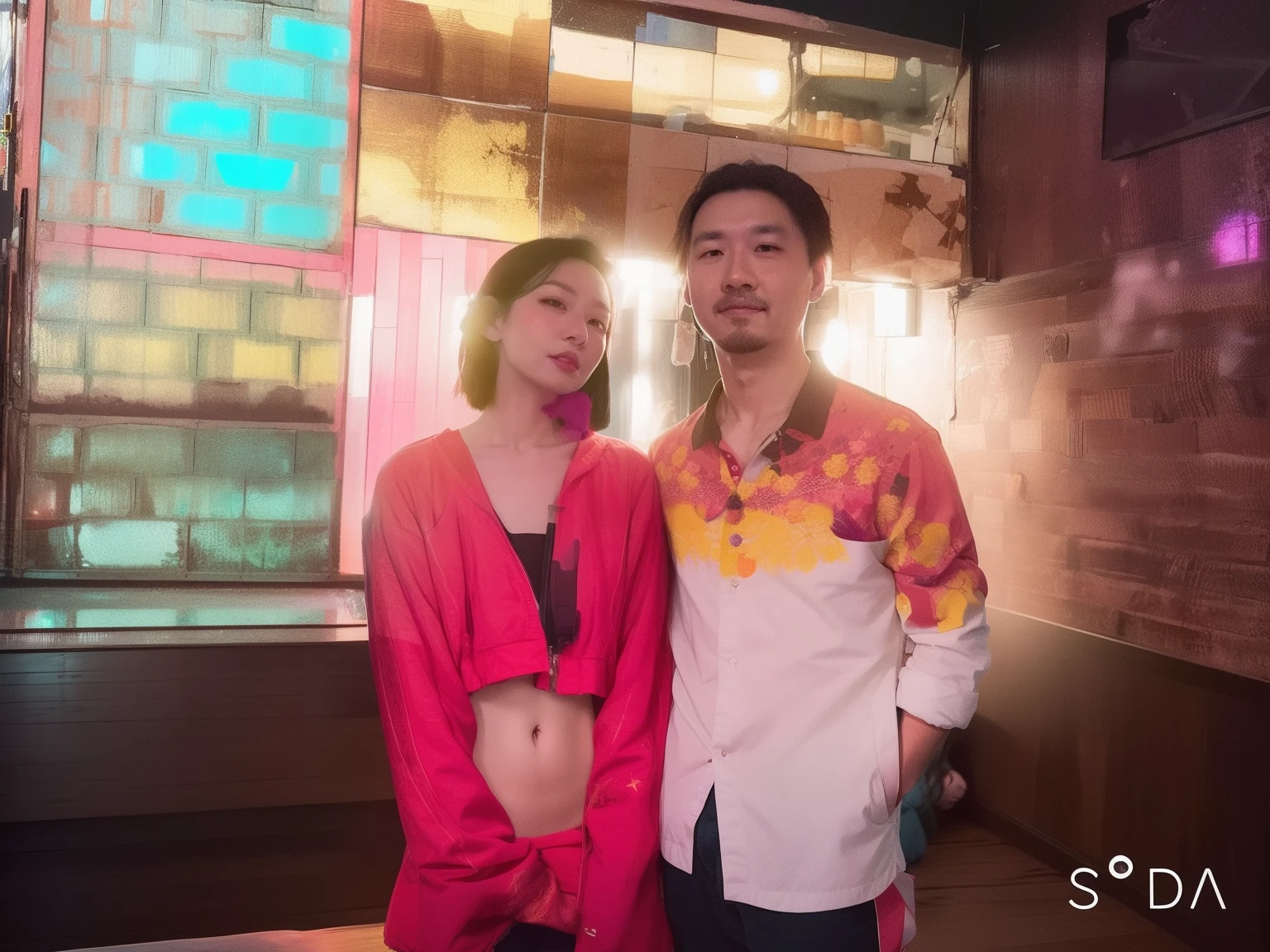 there are two people standing next to each other in a room, 🤬 🤮 💕 🎀, ruan jia and brom, shot on nikon z9, wpol and sarasti, taken in 2 0 2 0, photo taken in 2 0 2 0, shot with sigma f / 4. 2, shot with sigma f/ 4.2, leaked image