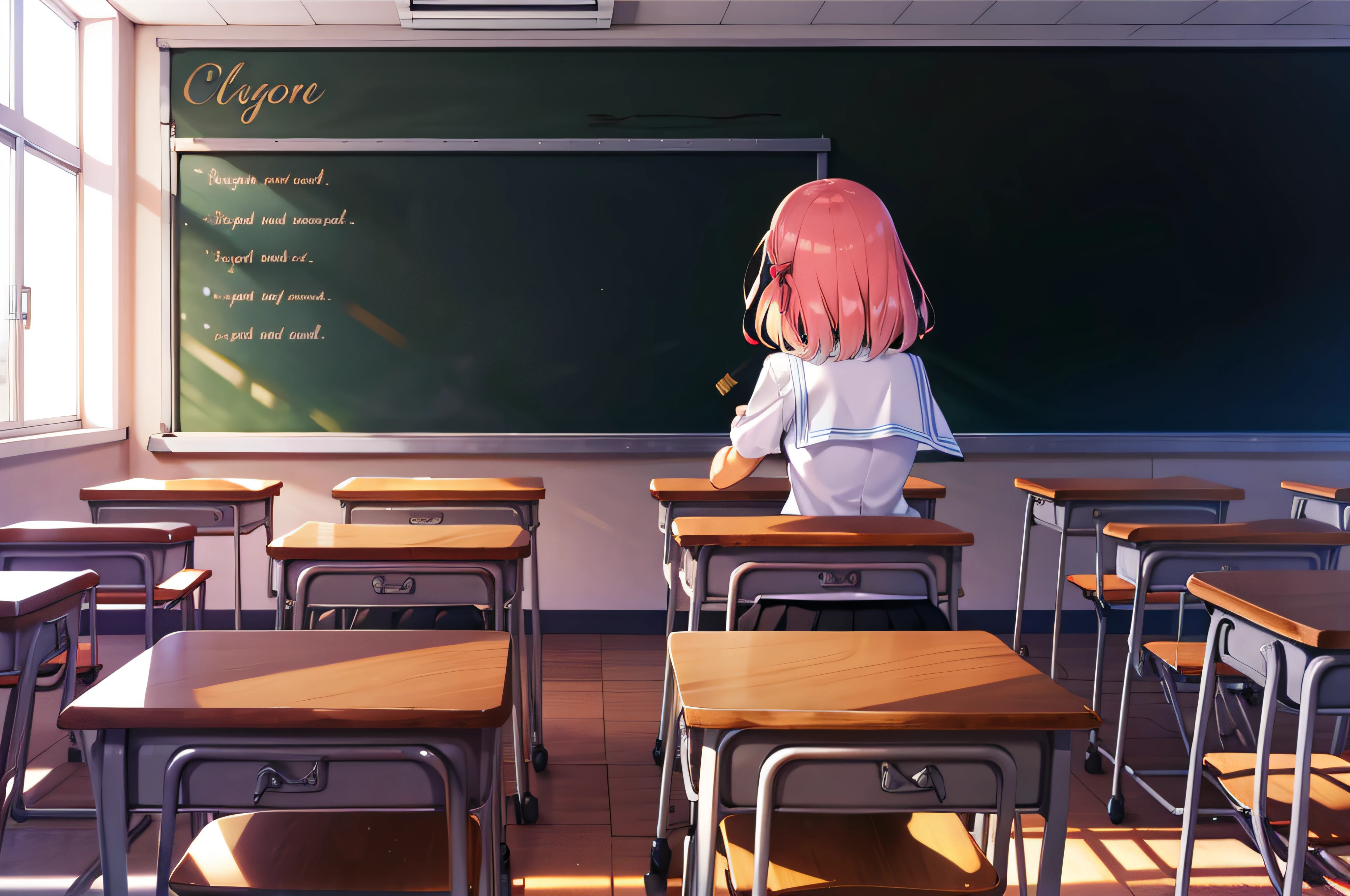 ‎Classroom、schools、、chalk board、desk、a chair