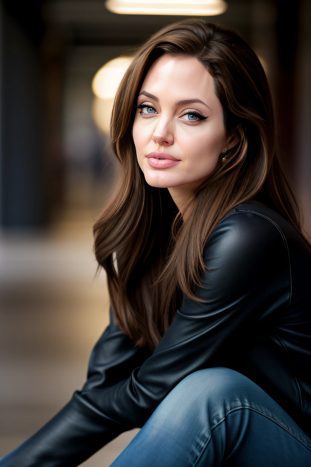 Angelina Jolie, 24 years old, young, makeup
