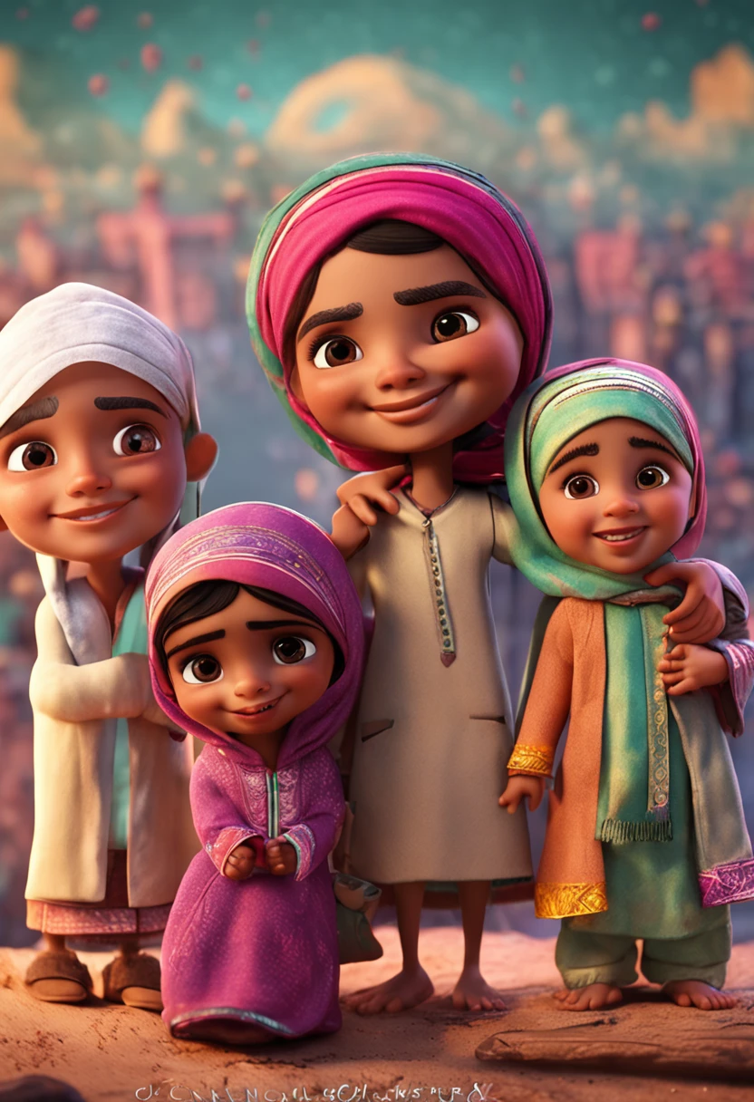 (a heartwarming and diverse) Muslim family