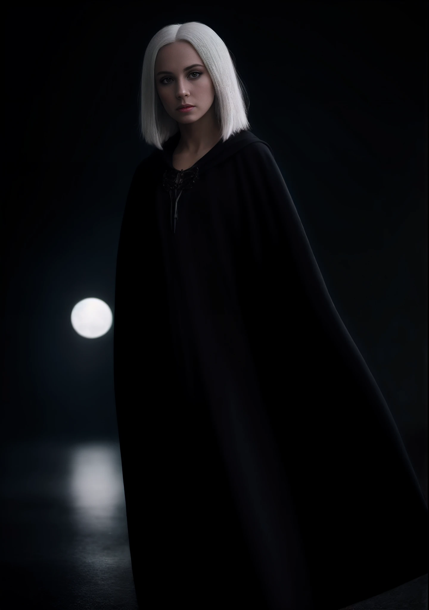 White-haired witch，cloaks，Irena