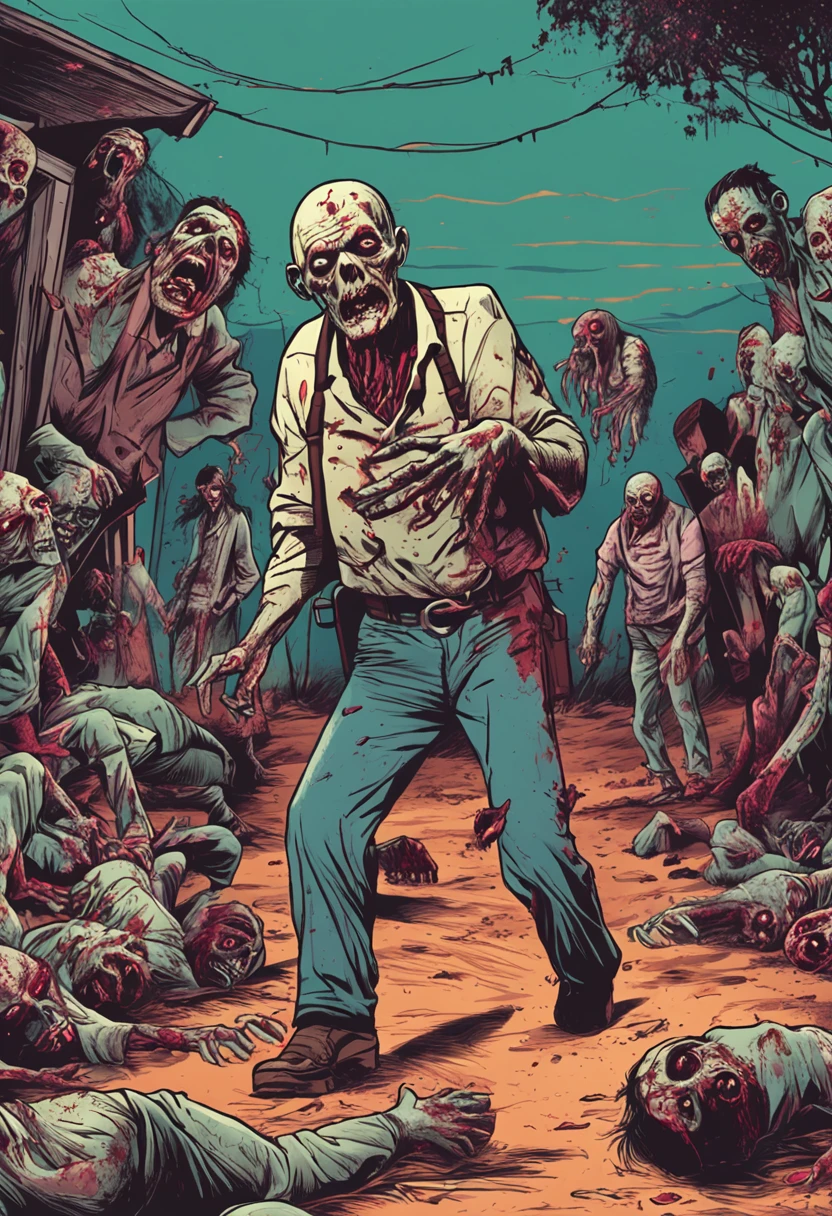 zombie tomando chimas
