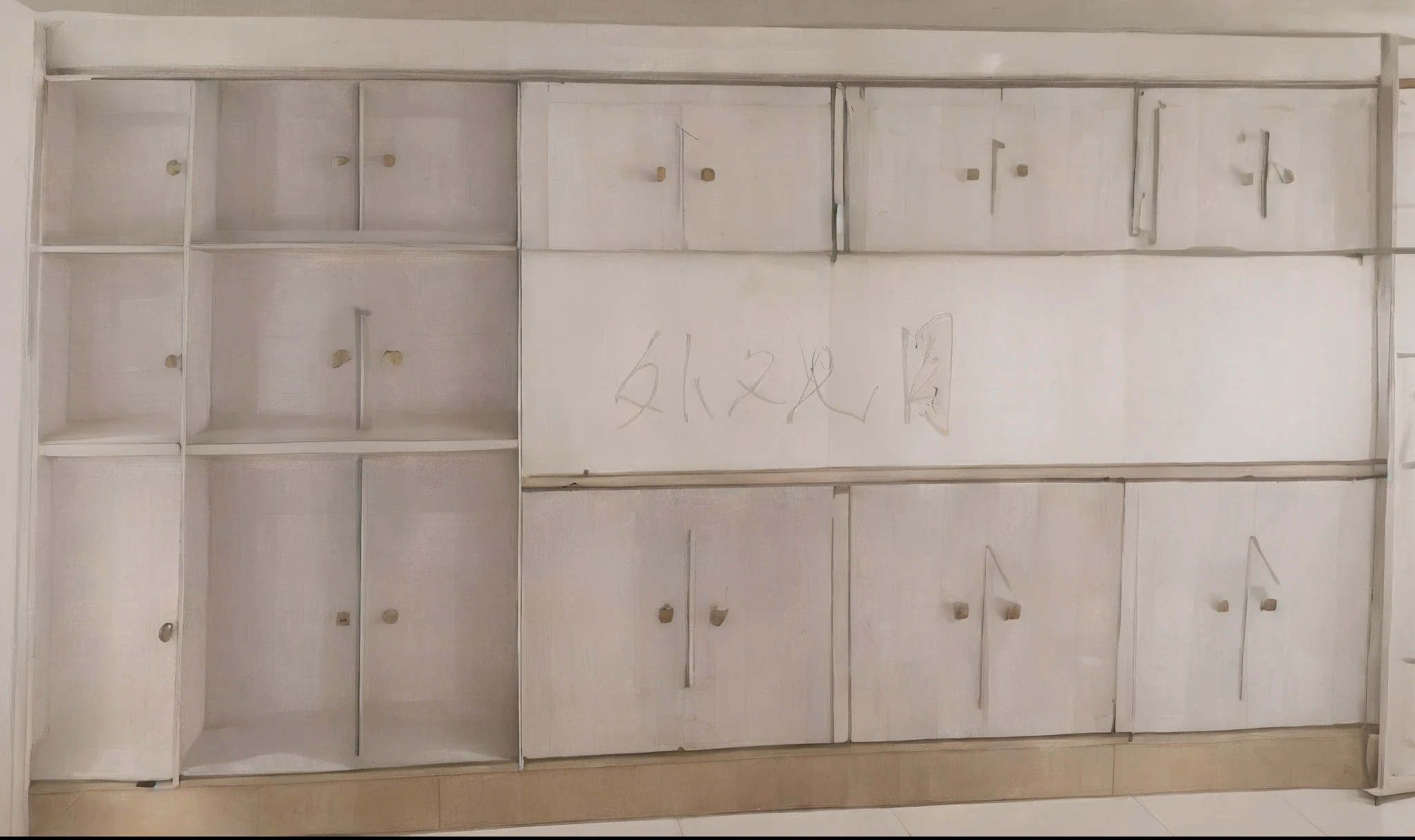"wardrobe+Cabinet door color: light gray+Room color: white colors, The wardrobe is the same height as the room"