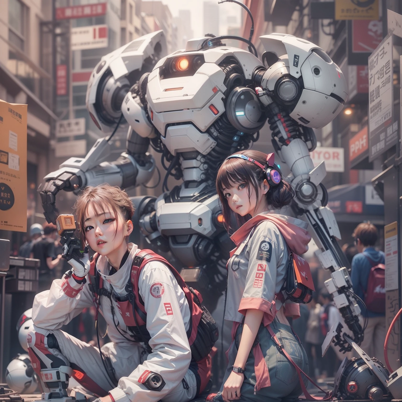Love with robots、Time to part、SF Future