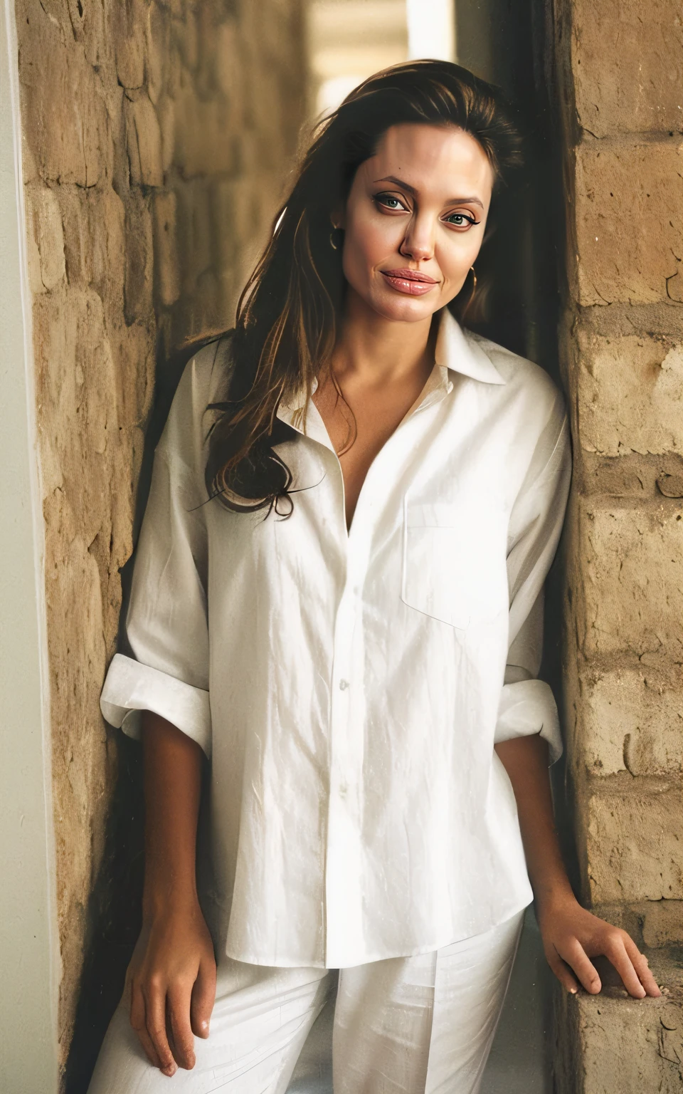 Angelina Jolie, 24 years old, young