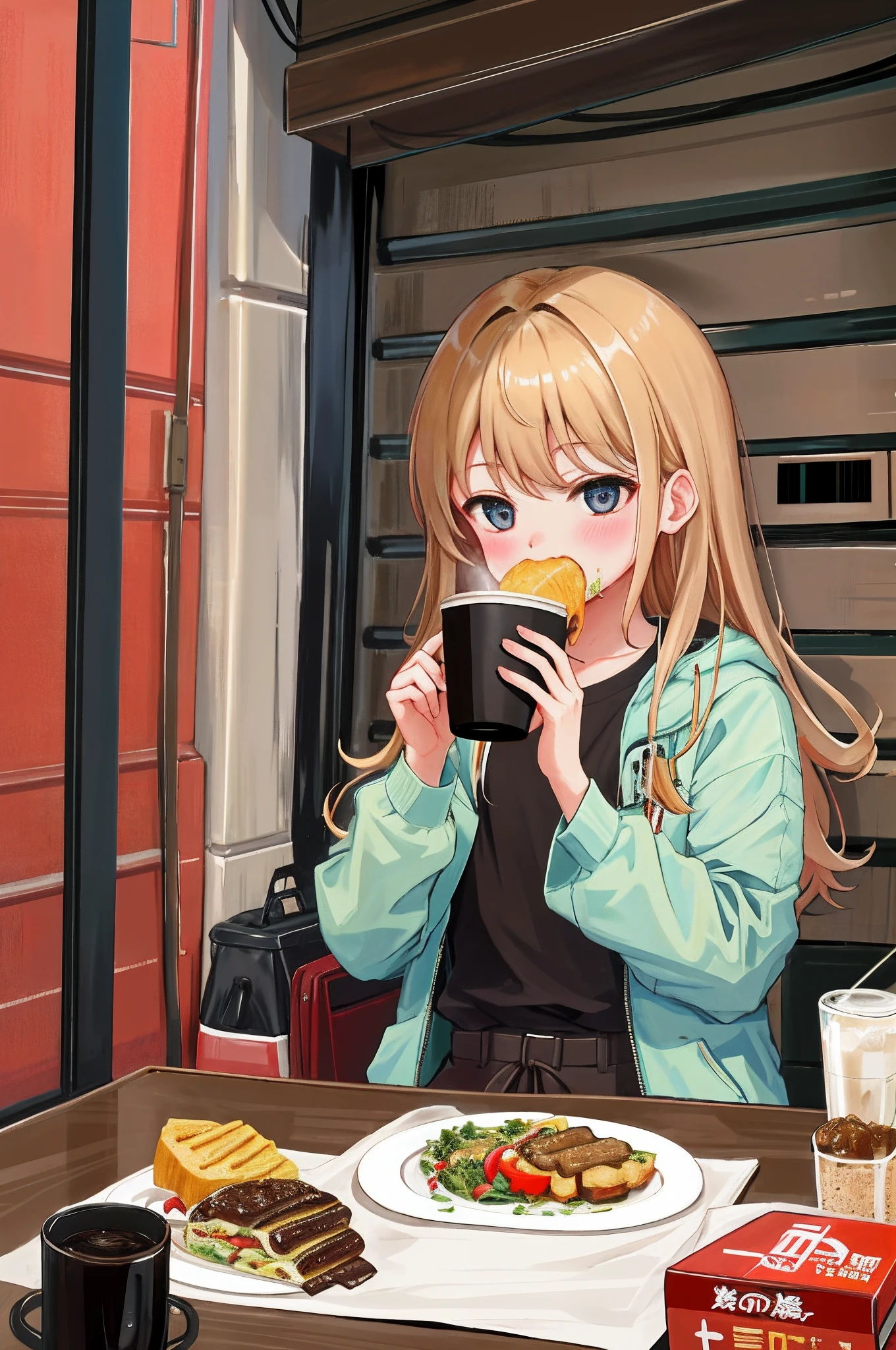 Let's have a rich impression after the view,Oh convenient,The people in the square let the littther eat, eat and eat, regardless of singing, go out of the garage to eat, let you just pour V a few electronic version of coffee, Ah Shu to lose weight, the day after tomorrow