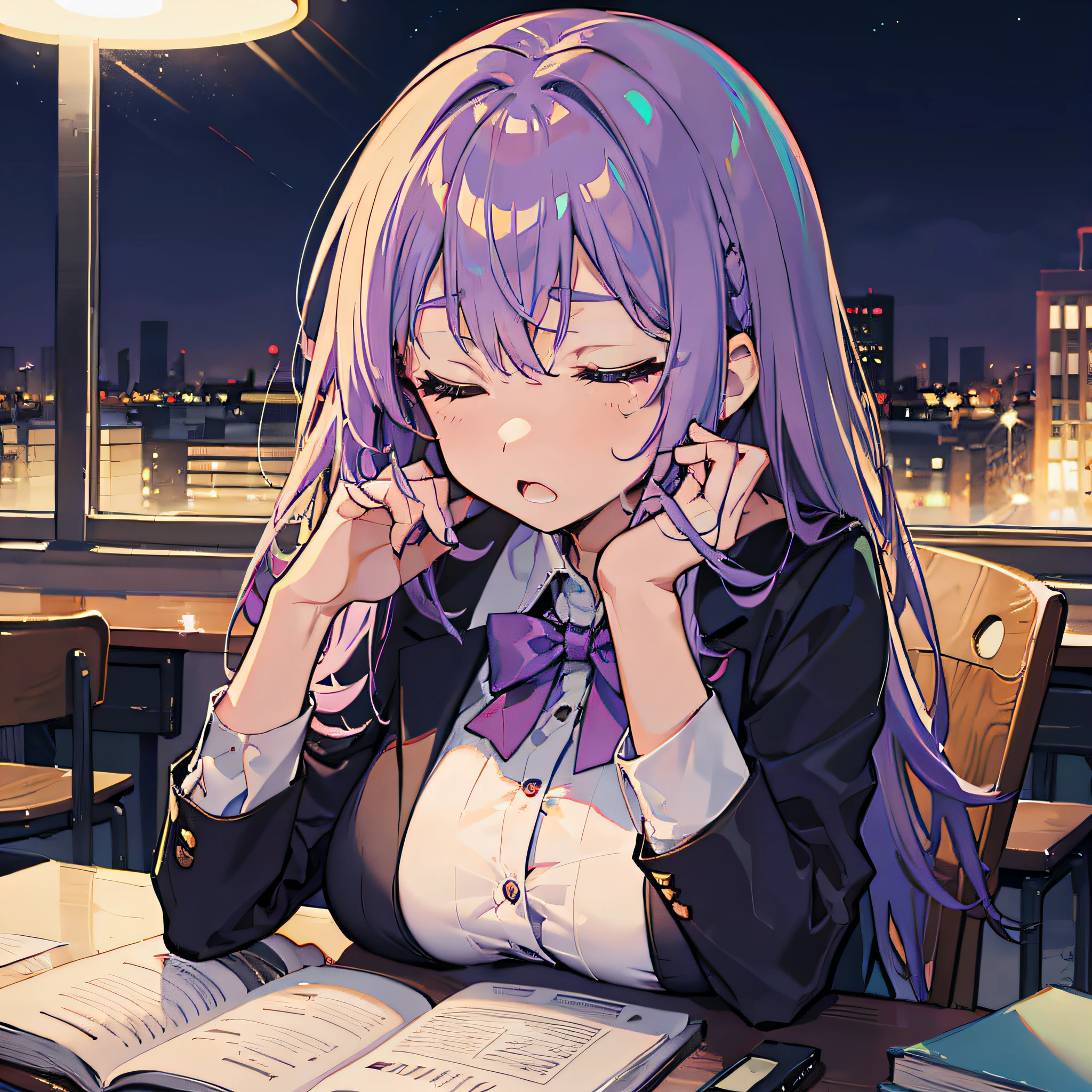 Eyes closed