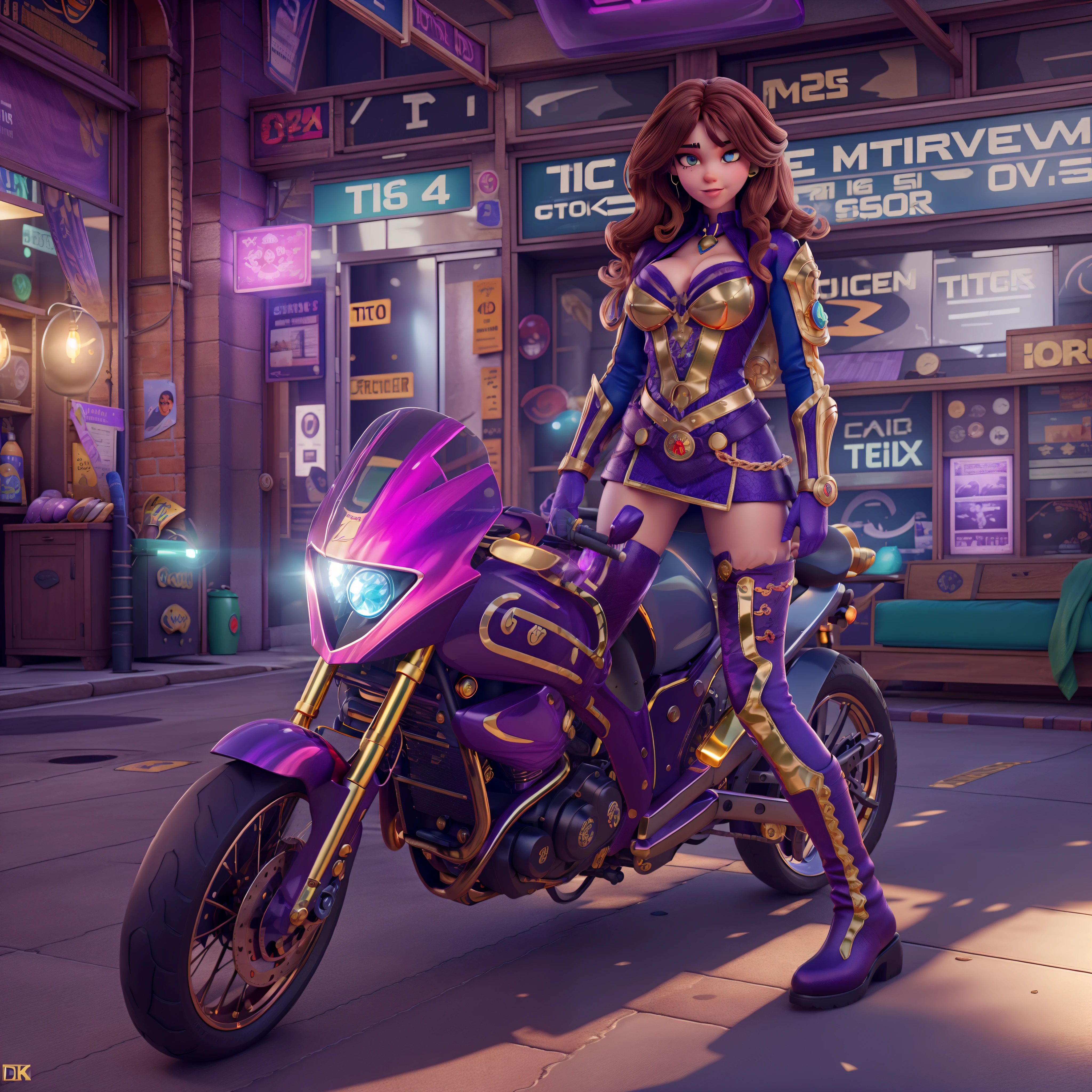 Masterpiece epic Urban bike_suit nickel mounted Motocycle_outfits optimal sunLight meticulously intricate luminescence volumetric lightning contrast ultra_high_resolution pro-Photorealistic ultra_high_quality ultra_sharpness focus accurate max perfection reflex graduated reflection extreme improved Octane-rendered opengl-shaders glsl-shader UHD XT3 64K 32K 16K 8K DSLR HDR UnrealEngine5 romm rgb pbr ombre analogique color-coded shading 3DCG fxaa global illumination cgi vfx sfx fkaa txaa rtx ssao post-processing post-production cell-shading tone-mapping augmented Divine female synthetic Armored Suit GSDF headgear bubble glass transparent "full-body prosthesis" cybernetic mercury gold sundrop contre-jours "Heavy Metal" Devastating war floraison Will-o'-the-wisp battle cyberpunk Goddess "Selena Gomez" dazzling walk Cosplay decorated Pilots Cowgirl Canada flag Fancy Vivid Yellow jukebox Symmetrical Athletic kilimandjaro Hairstyle Dreads bangs extatique Tanned Skin clean sensual Effects Cheekbones Embarrassed redderer eye-liner saphirs saturate ultra_beautiful_eyes dark black pupils brown iris lazulis turquoise mouth open tongue teeth obvious smiles Floating Jacket Eccentric Cape onyx Shoulders-Off Shirt Lace Clavicles White Papillotes embroidered breasts huge falling sideboob satin corsait red thick leather felt skirt matching ample swinging spinel navel waist reveal belt-chastity heart diamond padlock silver agate pubis bristles scarlet pubis-hairy indigo silk snap garters thighs legs boots, fleuraison bees tin incandescentes CGSCOSITY tattoo Cristallines hearth rubis invoque monster bee (EOS R6 135mm 1/1250s f/2.8 ISO400) blastflashlight flash blow glow opale straight armor heavy chrome flat rune lava bands glyphes Tourmaline plasma chef-d' equirectangular 360 background beholder chaos deep path strange population Earth outdoor mirror engravings handcuff Bruce_Weber girls sex "luis Royo" naked nsfw varied multi etc.