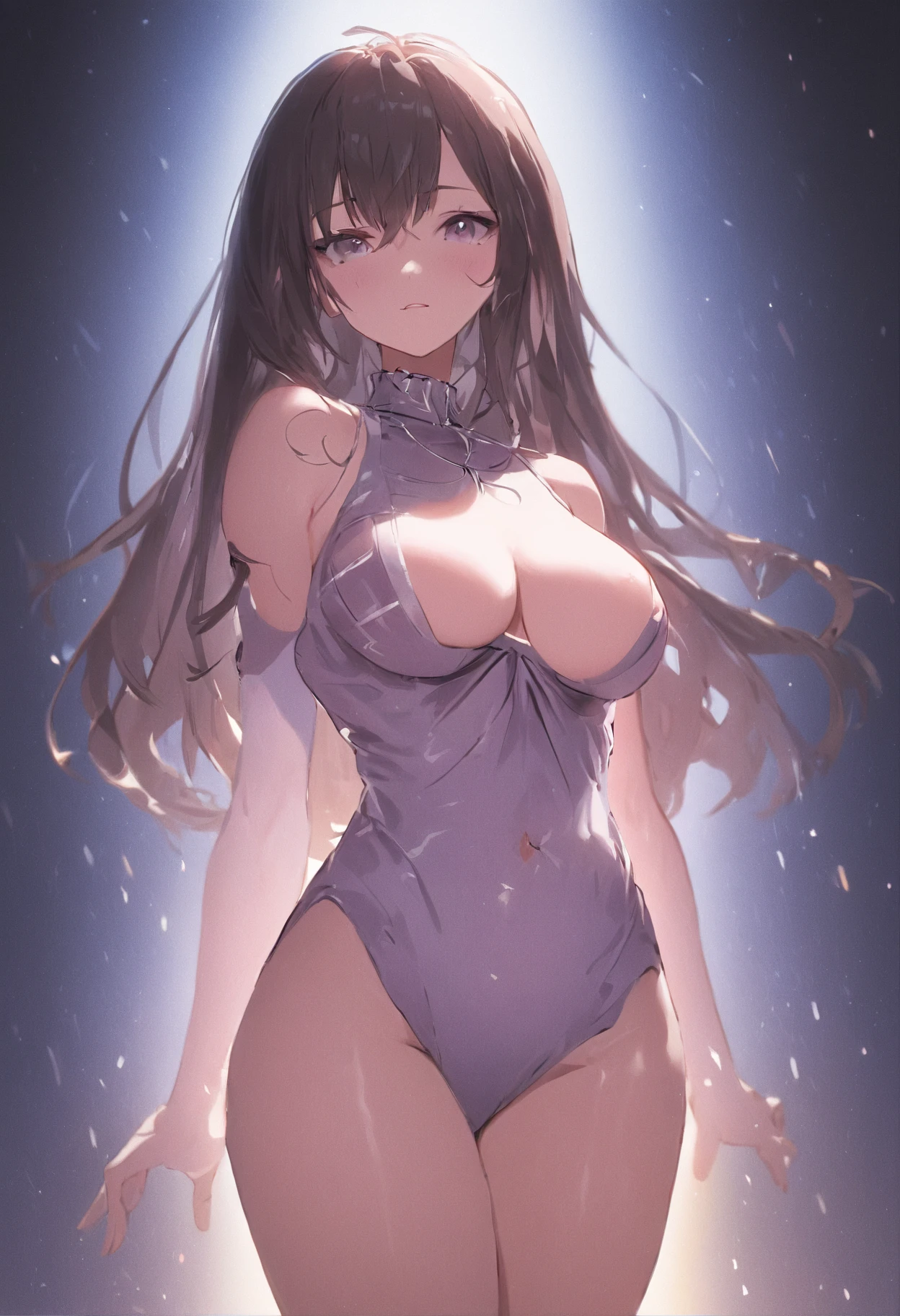 realistic illumination,top Quority,Resolution of 8K,tmasterpiece:1.3,Clear focus:1.2,1个Giant Breast Girl,largeeyes,Sexy expression,Perfect anatomical physique,Beautiful Women with Perfect Figure:1.6,Big breasted 1.7,long and dark brown hair,The large:1.2,exteriors,during night:1.1,delicated face,二重まぶた,Reached,whole body lying in bed ,facing at the camera,Raise your legs high,legs are open,high high quality,tmasterpiece,超高分辨率,realisticlying:1.4,RAW photogr,darkly,deep shading,cold light,spread their legs,Arms spread wide,reaching out her hands,Black panty,transparent panty,detail-rich,sensual lingerie,Coquettish girl,camel-toe,Full of coquettishness,Focus on depicting the crotch,A sexy pose,Lace,pubes,Take off your underwear,1080p,hyper HD,textureskin,super detailing,best qualtiy,high detal,high high quality