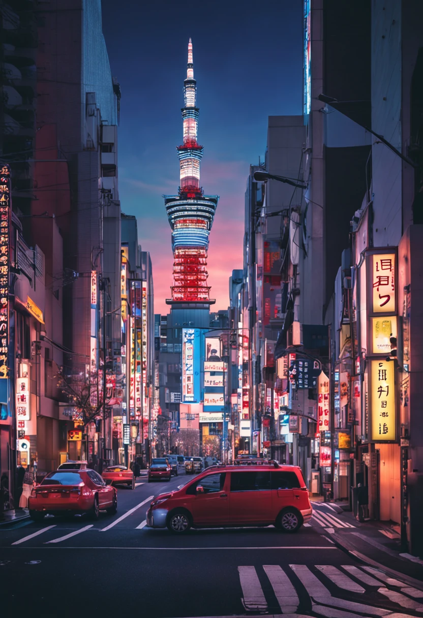 Photo of luxury apartment nightview of tokyo in ginza