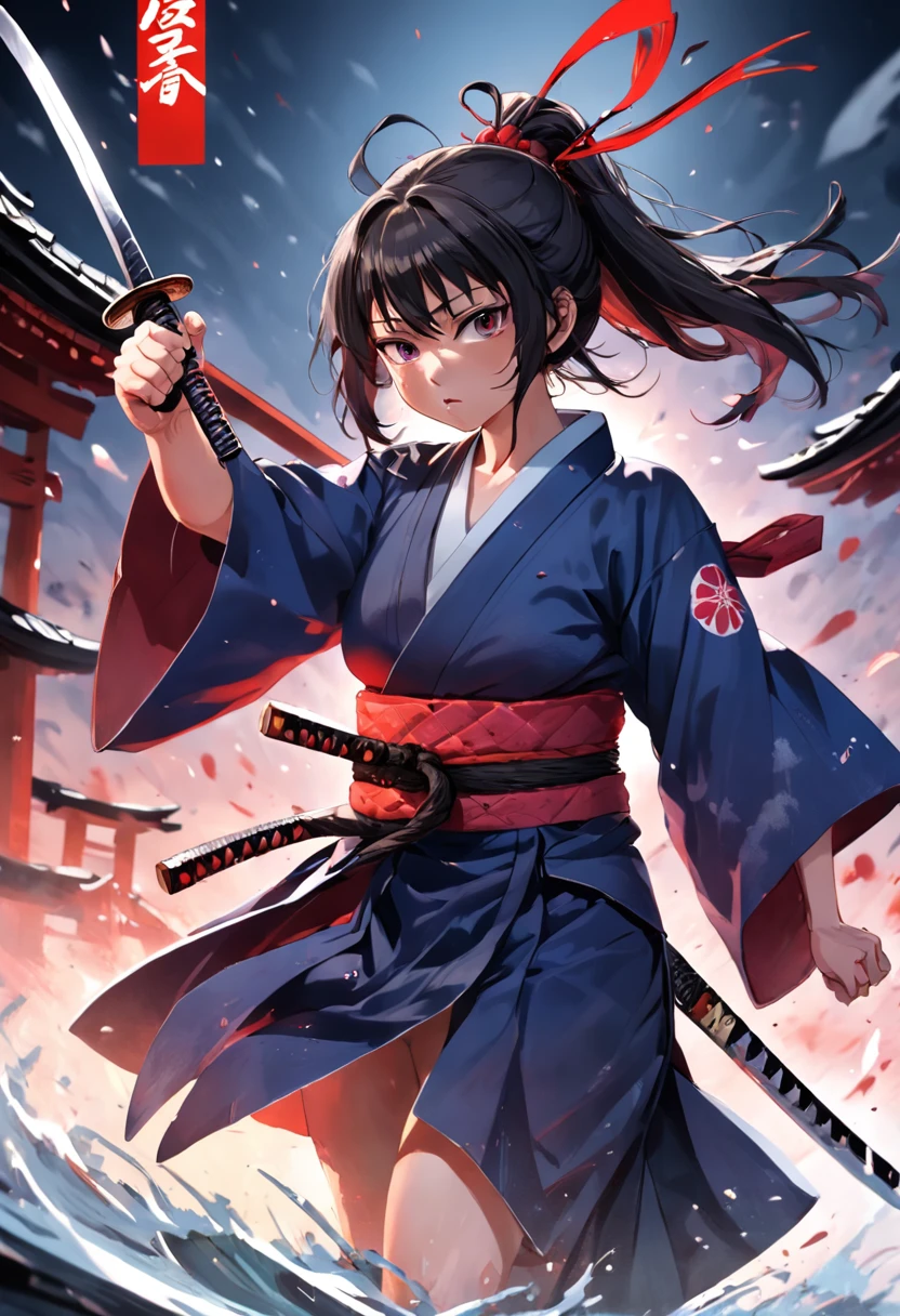 Sword Combat、A gruesome killing of a female samurai and a female samurai、Hakama Combat、A life-and-death battle、((Fight face-to-face))、nipple erect、very Bigger breasts、hakama、furisode、kimono、(White Tabi Short Socks:1.3)、Samurai style、(Blood droplets:1.1)、Return blood、(bloods:2.1)、Japanese Katana Sword、(Japan holding a sword、Swing a katana:1.3)、Killing each other、Holocaust、((Slashing))、Holocaust、The sword pierces、assassination、drink juice
