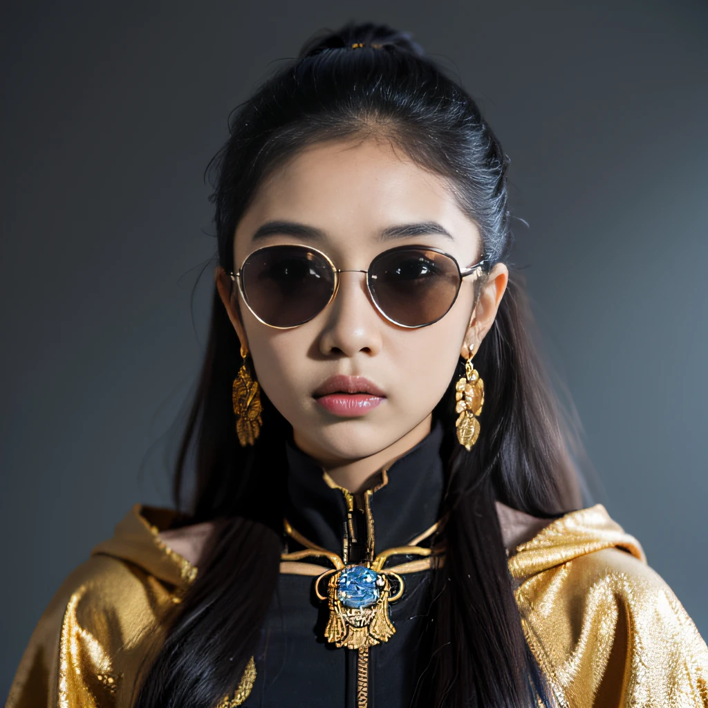 ponds,32K(tmasterpiece,k hd,hyper HD,32K)Burgundy double ponytail,flower stick,Indigo Skull King ,Hold the heavy gold steering wheel (The skeleton is realistic:1.4),Python pattern robe,Silver skull flower ornaments,Sargin linen cloak,Petals flutter,Deep gold sunglasses,Hold your head high,Be proud,The nostrils look at people,A junior high school student, A high resolution, the detail, RAW photogr, Sharp Re, Nikon D850 Film Stock Photo by Jefferies Lee 4 Kodak Portra 400 Camera F1.6 shots, Rich colors, ultra-realistic vivid textures, Dramatic lighting, Unreal Engine Art Station Trend, cinestir 800,Hold your head high,Be proud,The nostrils look at people,Tsundere,Petals flutter,Petals flutter,Sprinkle with gold dust,Fluttering,Impeccable,( reasonable design, Clear lines, High sharpness,Best quality, Very detailed skeleton, The skeleton of a masterpiece, offcial art, movie light effect, 8K skeleton(((Platinum marble sunglasses)))Deep gold sunglasses