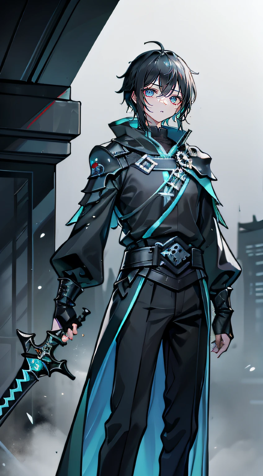 黑The eye，Black hair，Keep one's mouth shut，face expressionless