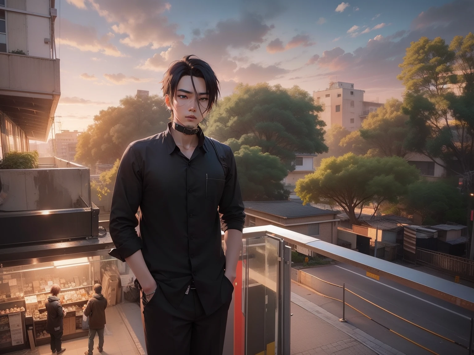 Make it as a 2d anime character