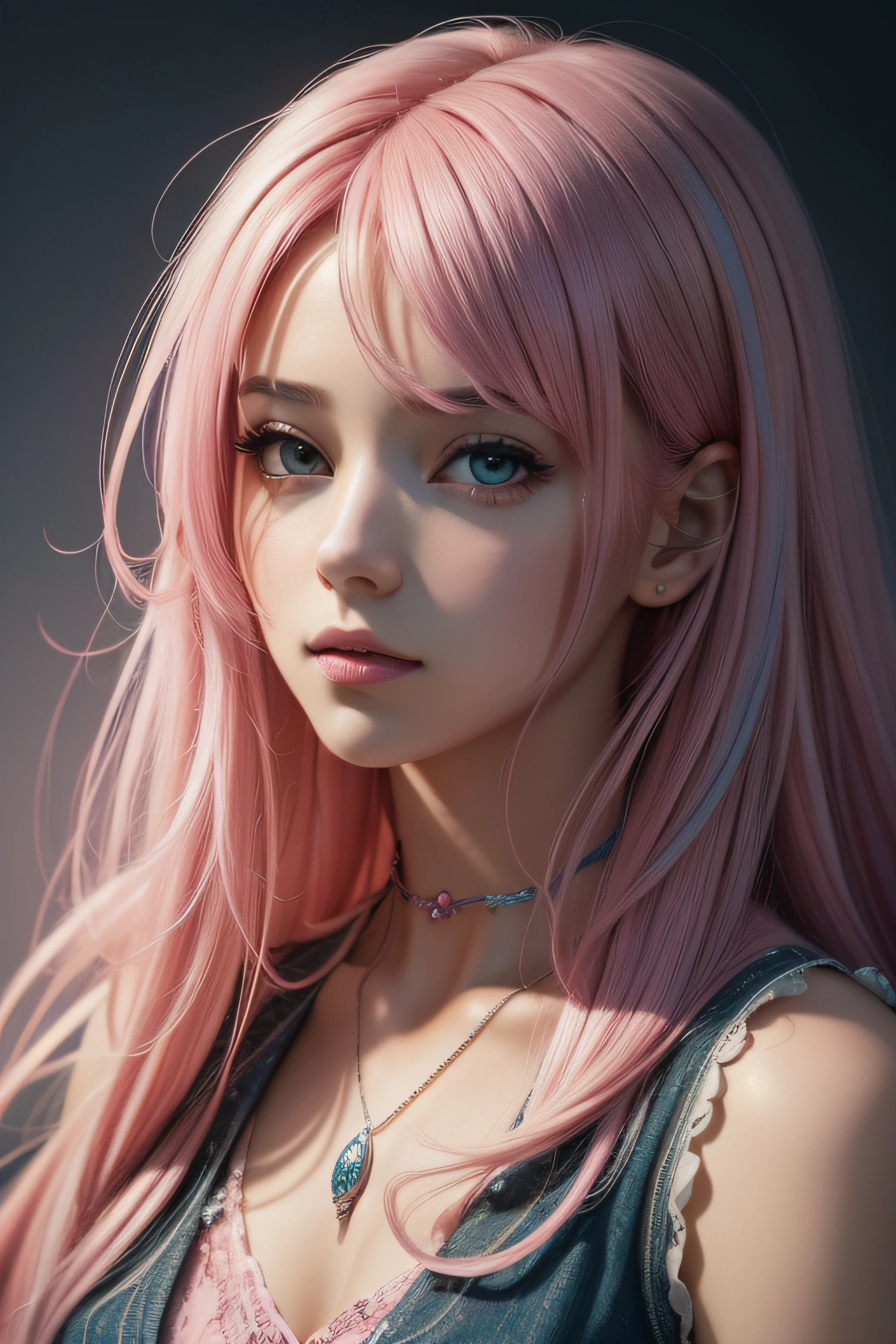 (masterpiece, top quality, best quality, official art, beautiful and aesthetic:1.2), (1girl), extreme detailed,colorful,highest detailed,cute, pink hair