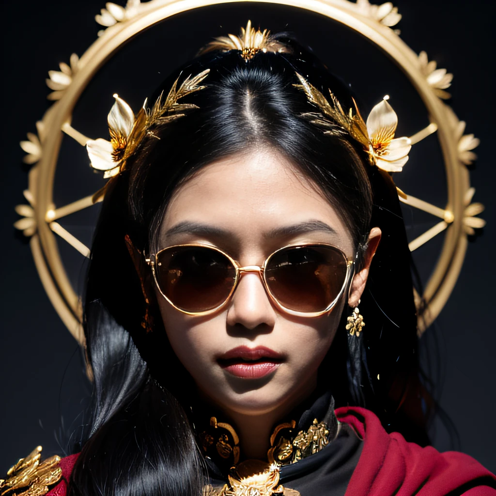 ponds,32K(tmasterpiece,k hd,hyper HD,32K)Burgundy double ponytail,flower stick,Indigo Skull King ,Hold the heavy wooden steering wheel (The skeleton is realistic:1.4),Python pattern robe,Rusty skull ornaments,Sargin linen cloak,Petals flutter,Deep gold sunglasses,Hold your head high,Be proud,The nostrils look at people,A primary and secondary school student, A high resolution,Xueba, the detail, RAW photogr, Sharp Re, Nikon D850 Film Stock Photo by Jefferies Lee 4 Kodak Portra 400 Camera F1.6 shots, Rich colors, ultra-realistic vivid textures, Dramatic lighting, Unreal Engine Art Station Trend, cinestir 800,Hold your head high,Be proud,The nostrils look at people,Tsundere,Petals flutter,Petals flutter,Sprinkle with gold dust,Fluttering,Impeccable,( reasonable design, Clear lines, High sharpness,Best quality, Very detailed skeleton, The skeleton of a masterpiece, offcial art, movie light effect, 8K skeleton(((Platinum marble sunglasses)))Deep gold sunglasses
