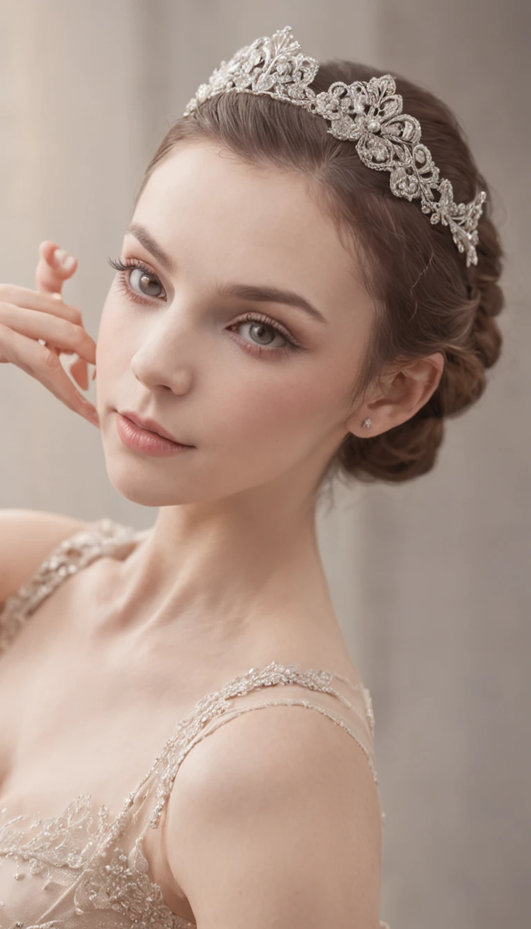 ballerina grand battement pose