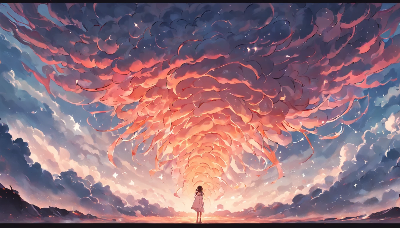 in a cloud，centipede，immensity，
