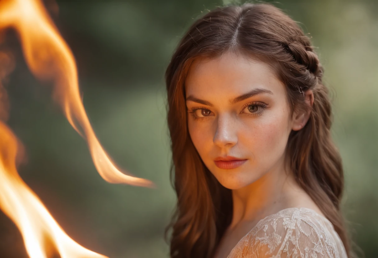 The word Eden writing in fire letter, no background, 8k, high resolution