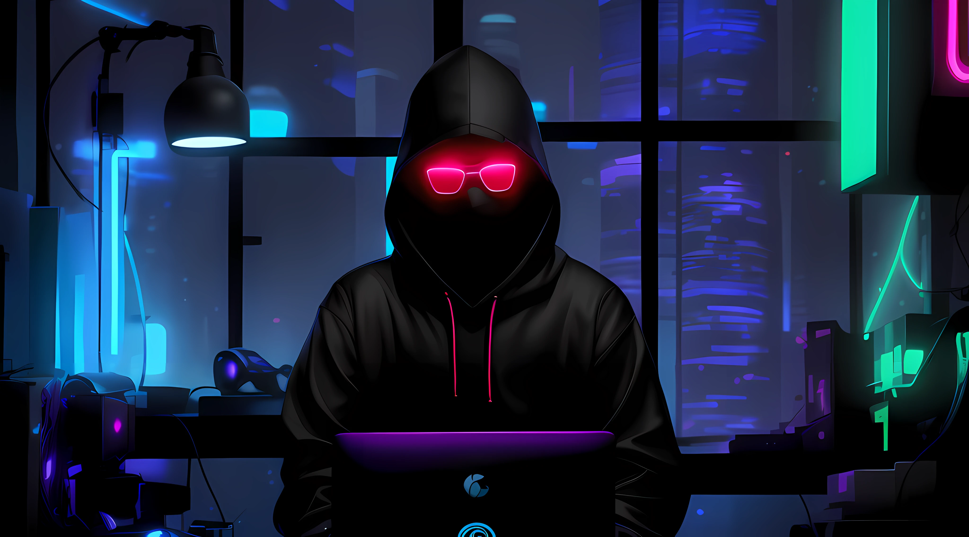 neon bars red