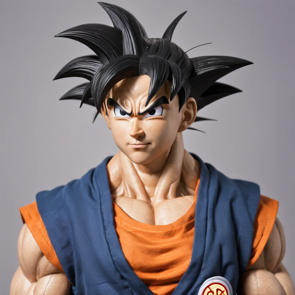 dragon ball, son goku, estilo anime, circulo neon, no fundo galaxia