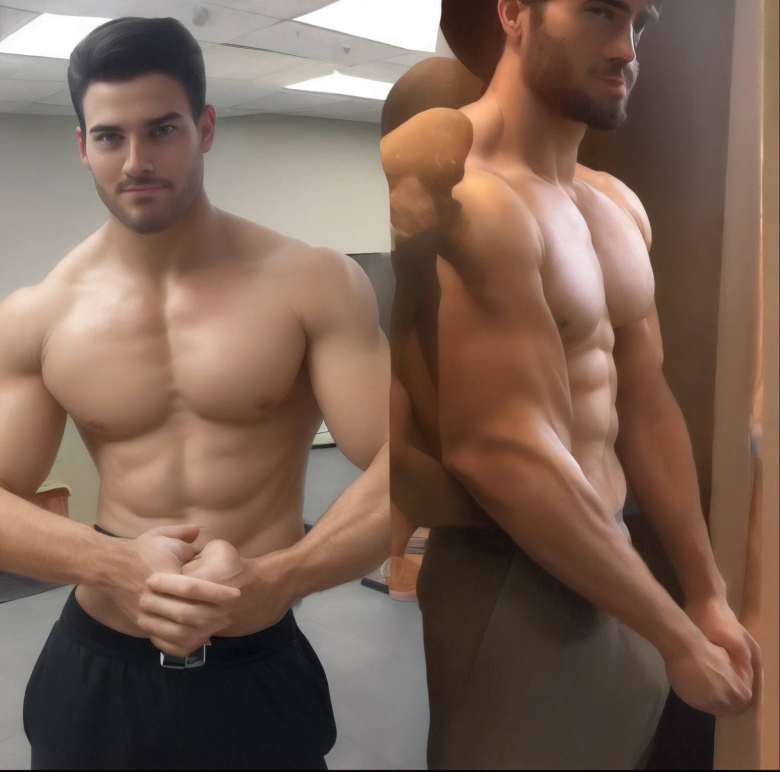 Abs handsome,Large protrusions,