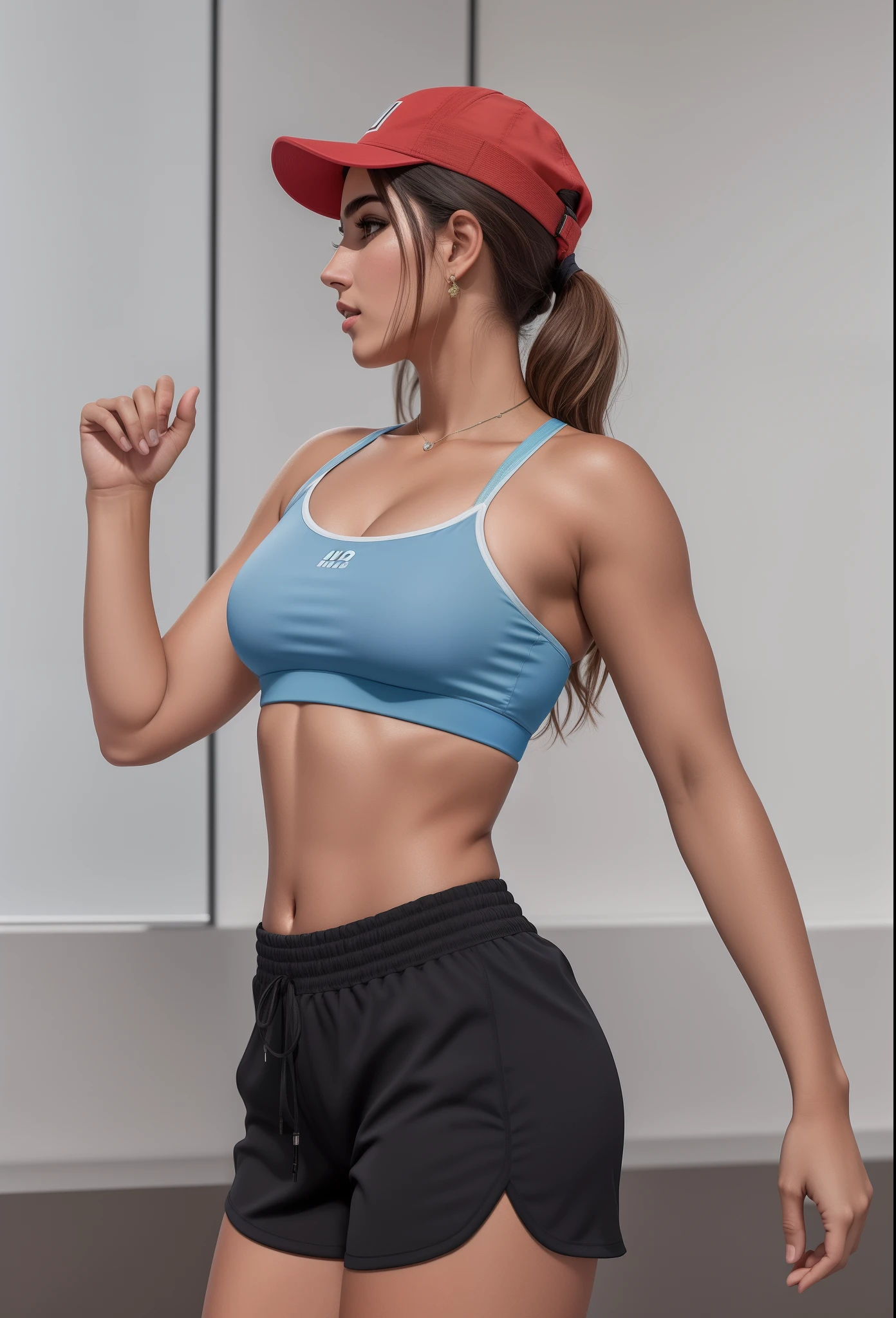 mulher linda, Supermodelo brasileira, brasileiro, na copa do mundo, fernanda suarez, Caroline Gariba, Ana de Armas, Colombiano, Malika Favre, linda senhora, julia sarda, 🇺🇦, Parece Fabiula Nascimento, Dua Lipa, Beautiful Mexican woman in a blue sports bra top and black shorts, Photo adjustment, em forma, corpo tonificado, modelo fitness, Encaixe figura delicada, brassier, malhar, bem tonificado, sport bra and shorts, sporty physique, mulher em forma, sport bra and dark blue shorts, forma tonificada, Atenuada, Esporte bom, Tonificado, corpo em forma, magro e tonificado, fotografia realista, fotografia, obra-prima, realista, Realismo, renderizado, Alto contraste, Arte Digital, fotográficorealista, trend in Artstation 8k HD, high definiton, circunstanciado, Realistic, detalhada, textura da pele, hiperdetalhada, Textura realista da pele, melhor qualidade, ultra high-resolution, (fotografia realista: 1.4), alta resolução, detalhada, fotografia crua, sharp resolution, Nikon D850 filmes, fotografia de stock 4, Kodak Portra 400 Camera F1 Lens.6, textura hiper realista, lighting dramatic, Unrealistic trend in Artstation Cinestill 800, ...RAW.