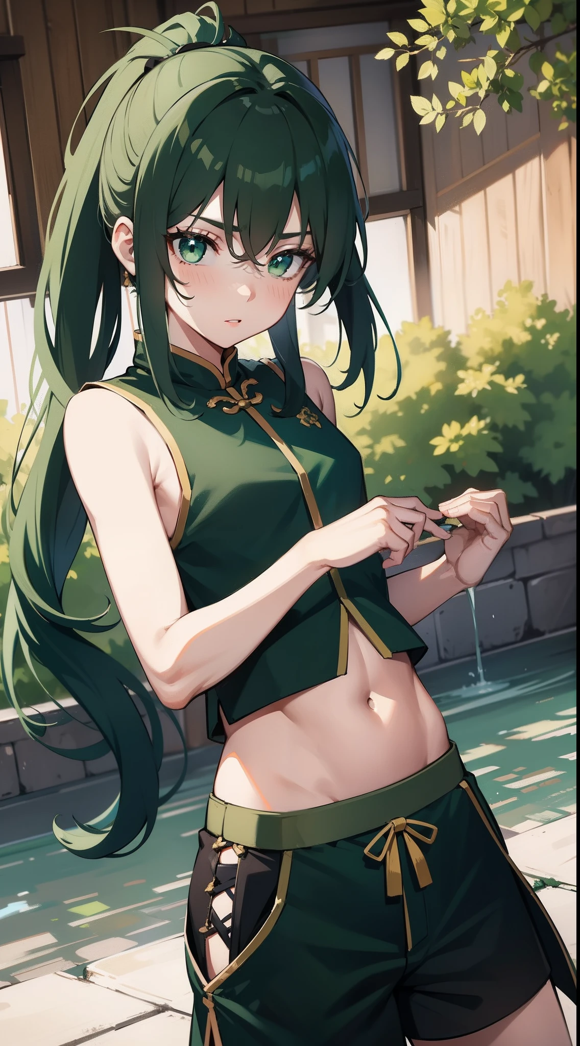 (((masterpiece,top-quality,超A high resolution))),1womanl, ,((()),Beautiful breasts,12year old,,(((open open mouth))),(((A smile))),(((Nariko Saten))),,(((Best Quality,4K,in 8K))),(()),(((See-through cheongsam)),