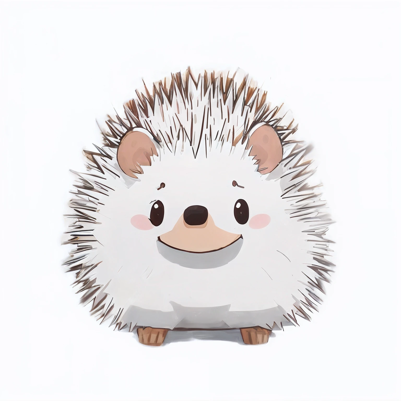 Hedgehog with white face and brown eyes, anthropomorphic hedgehog, hedgehog, Fluffy!!!, intellectual hedgehog, smart hedgehog, fluffly」, cute single animal, hedgehog magus, cute animal, hedgehog with glasses, spiky, Anthropomorphic blue hedgehog, Portrait of a hedgehog astronaut, with white fluffy fur,, "Cartoon animal portrait